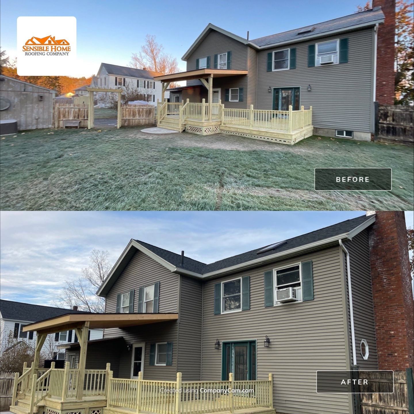 Residential Roofing Installation using GAF Timberline HDZ by Sensible Home Solutions