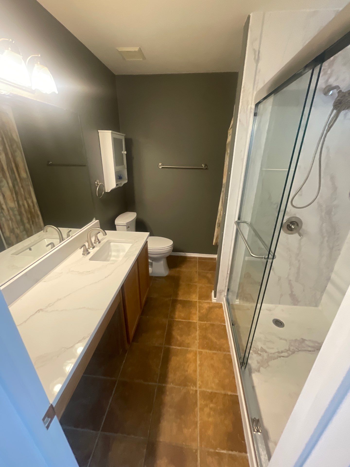 Walk in Shower in Buda by Lane Lauritsen - The Hill Country, Texas