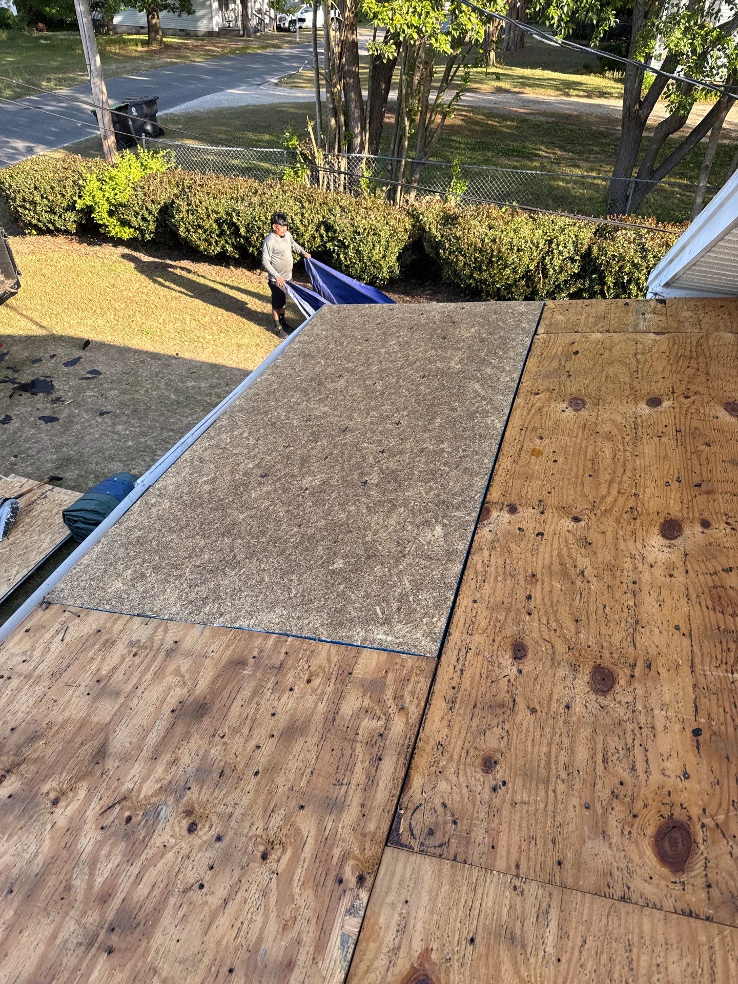 Roof replacement and interior repair by hail and wind damage by Just Brilliant Restoration JBR