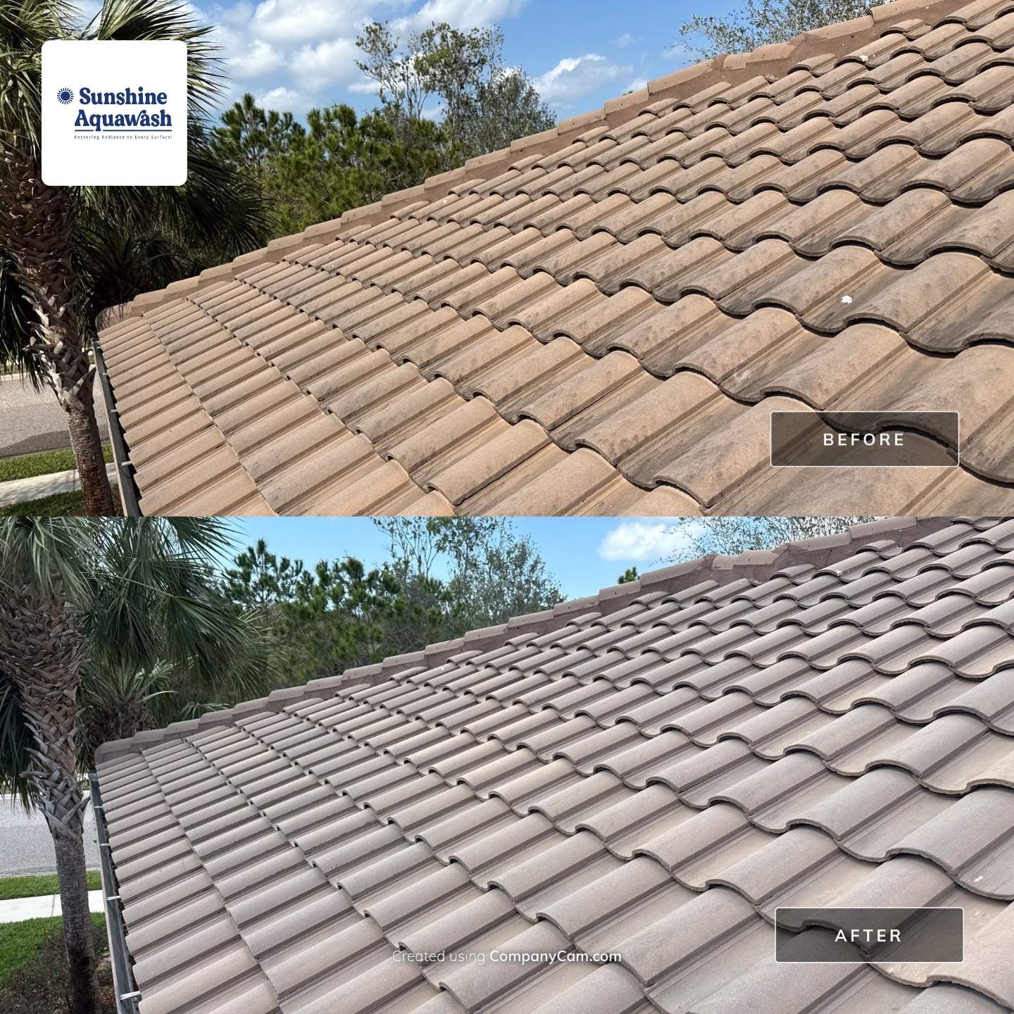Tile Roof & Pool Deck Cleaning in Artisan Lakes Esplanade, Palmetto, FL – Sunshine AquaWash by Sunshine AquaWash