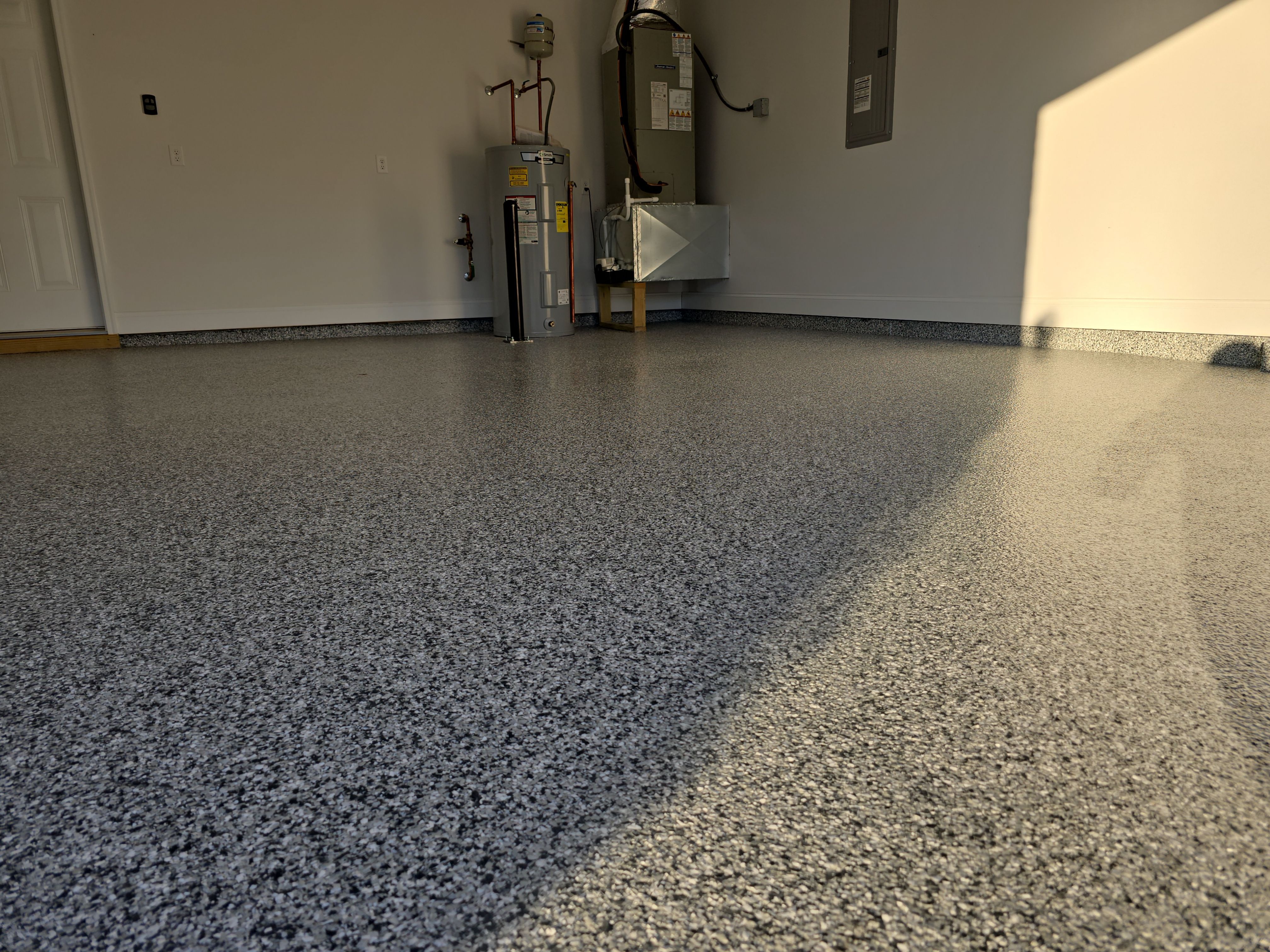 Garage using Gravel by Elite Floor Solutions
