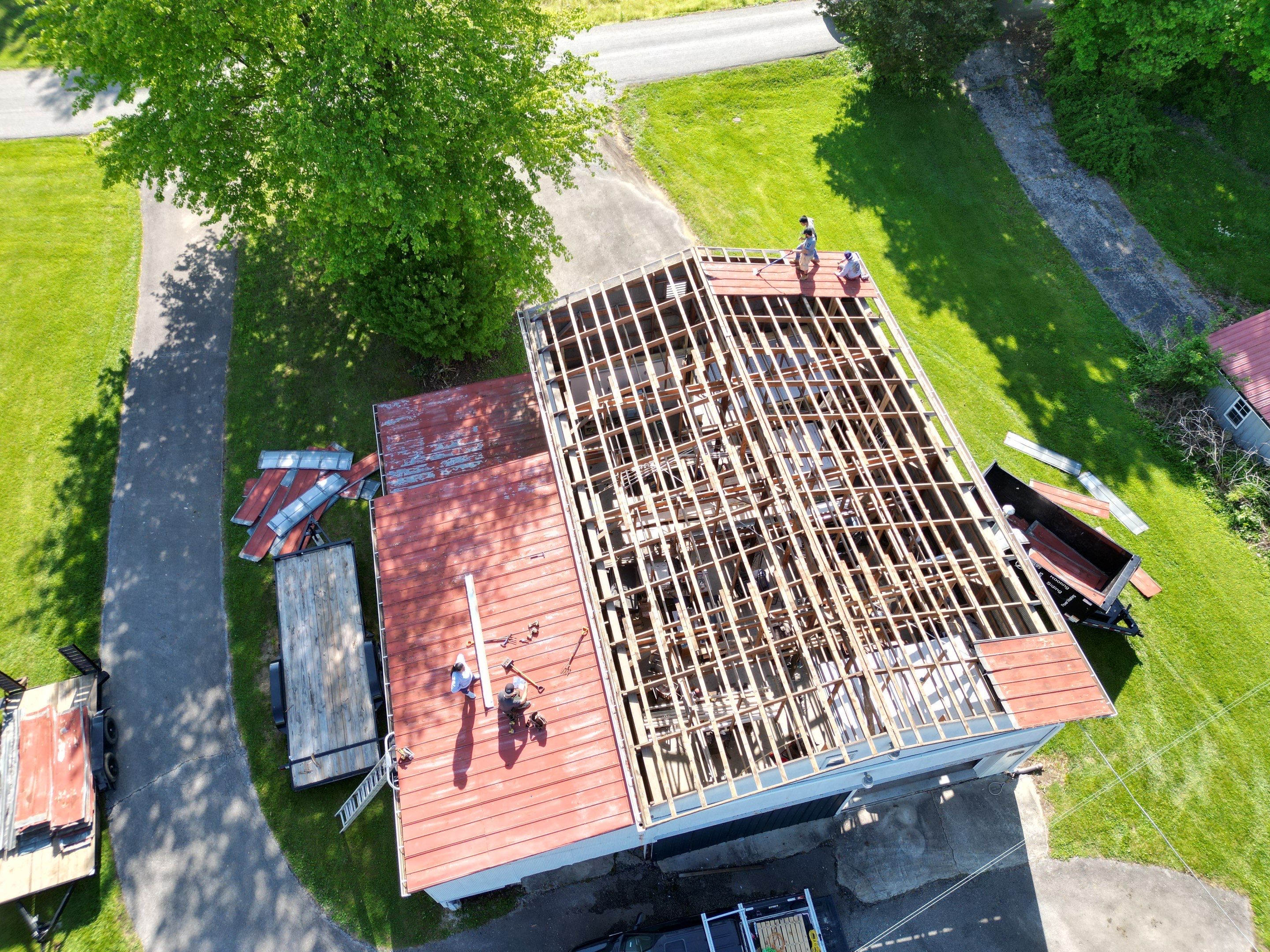 Hail Damage Replacement, Metal Roofing  by Storm Contracting 
