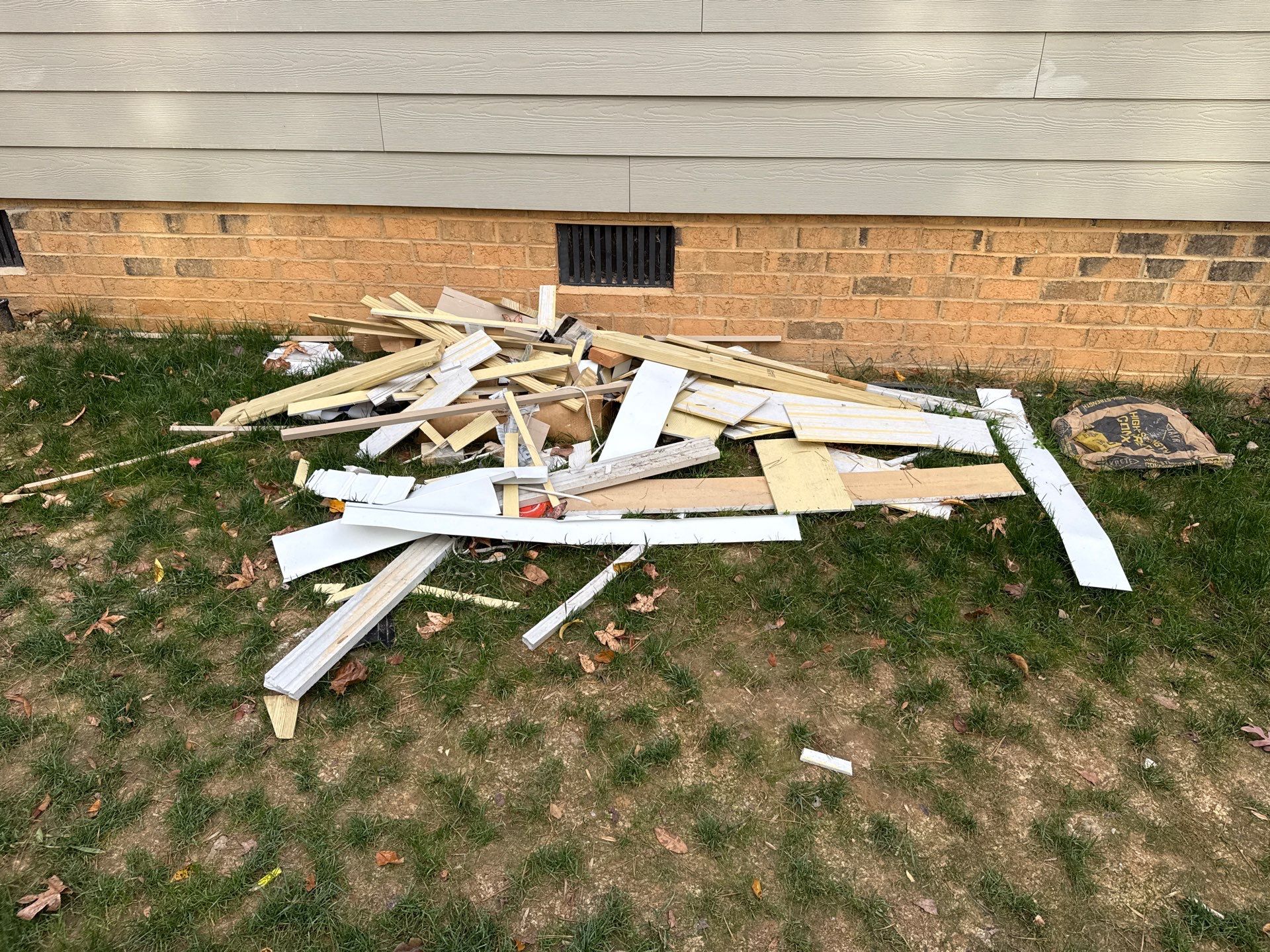 Project in Matthews by Badger Hauling