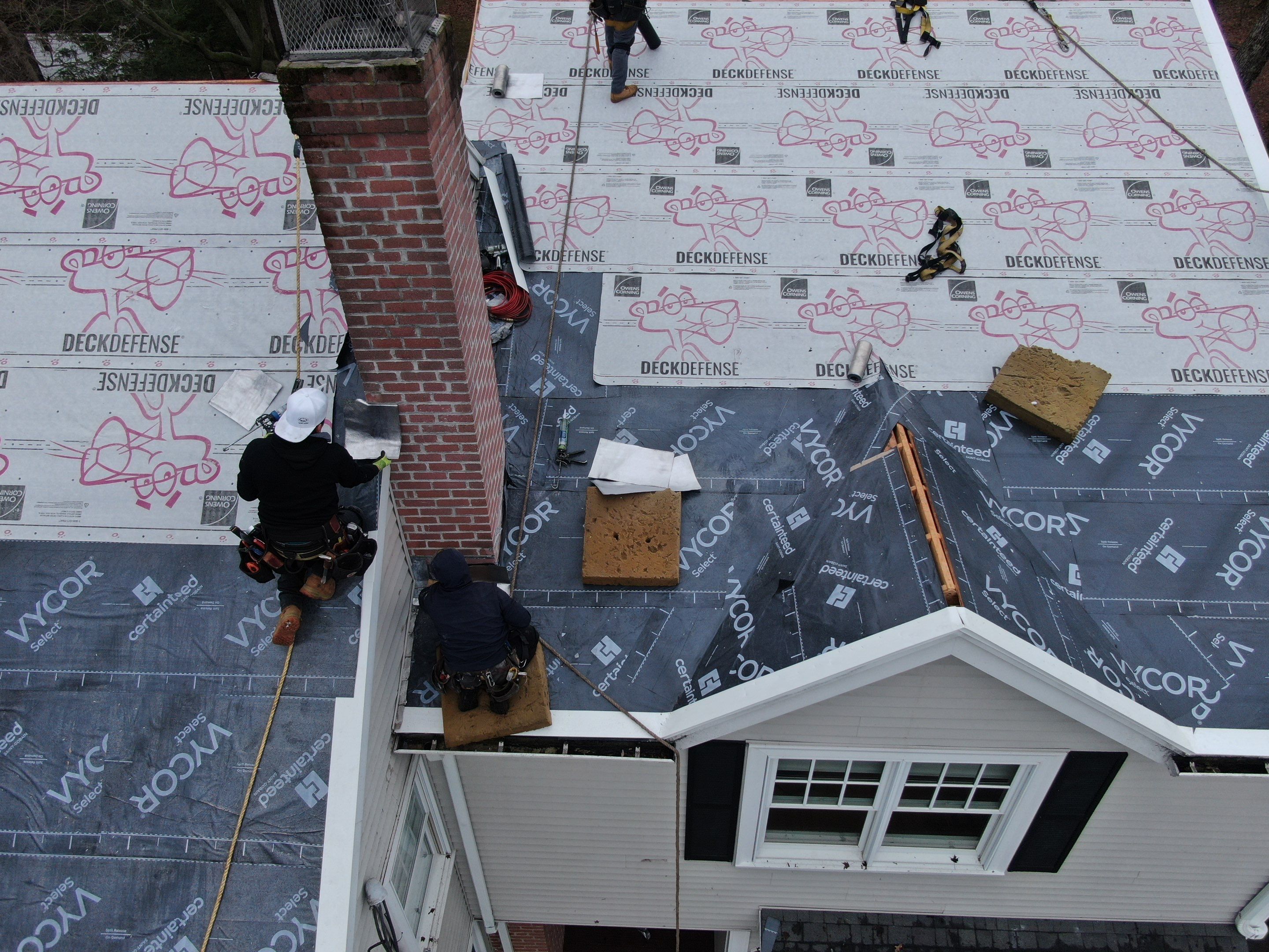 lFull Roof Replacement + Emergency Ice Dam Removal — Lexington, MA by Mighty Dog Roofing of Greater Middlesex County