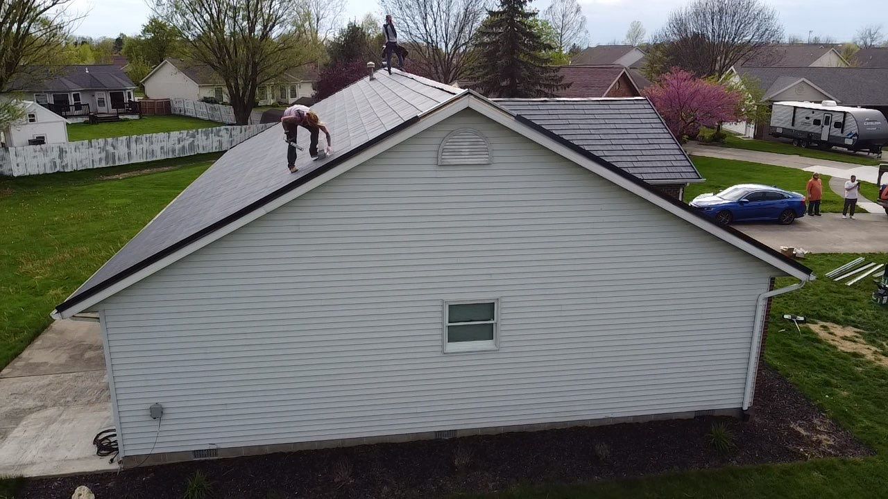 Metal Shingle Shake Roof Installation – Sidney, Ohio by 4Ever Metal Roofing