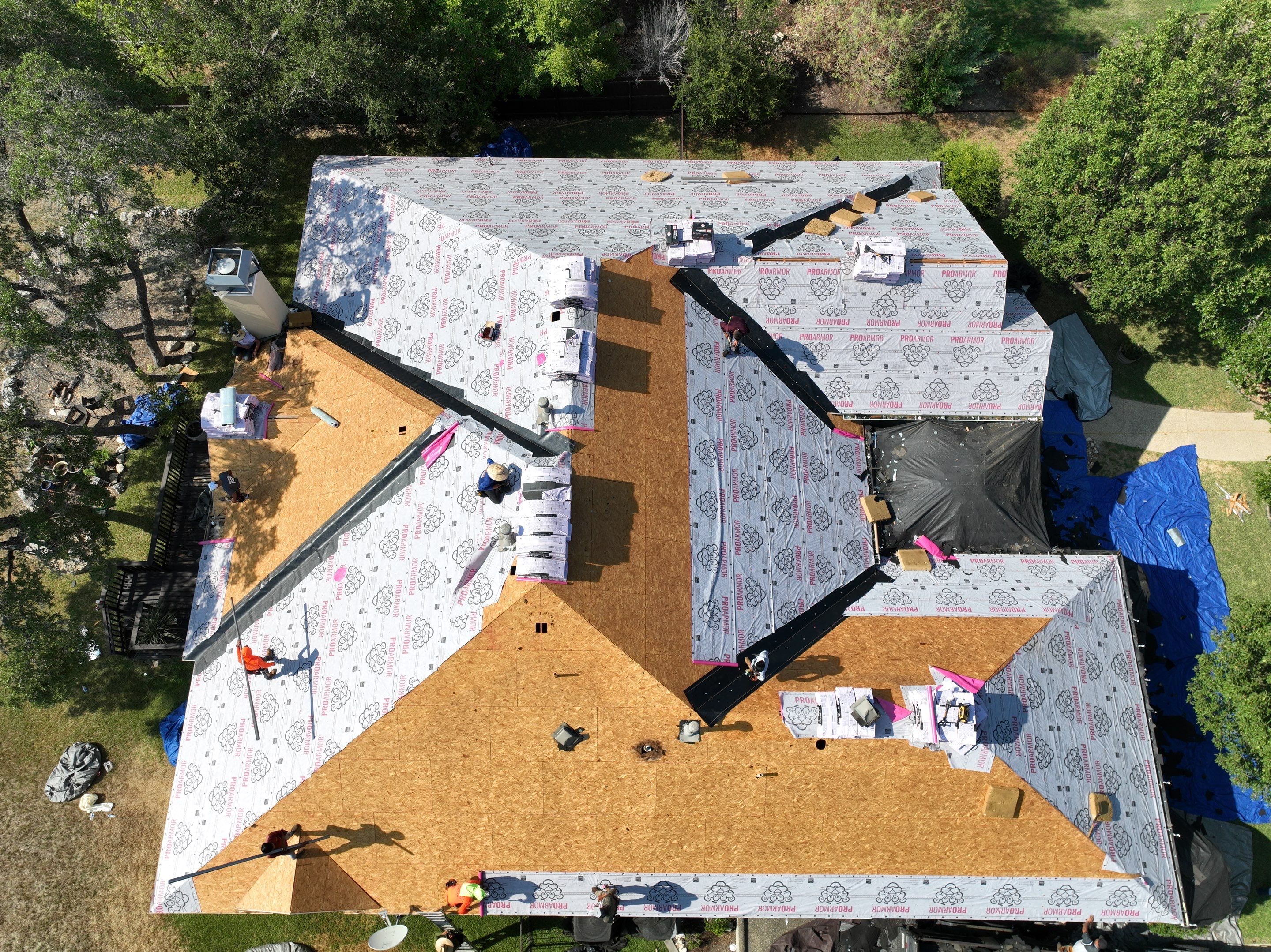 Residential Roof Replacement using Owens Corning Duration Designer 30 Year Laminate Shingle  by Premier Roofing and Contracting