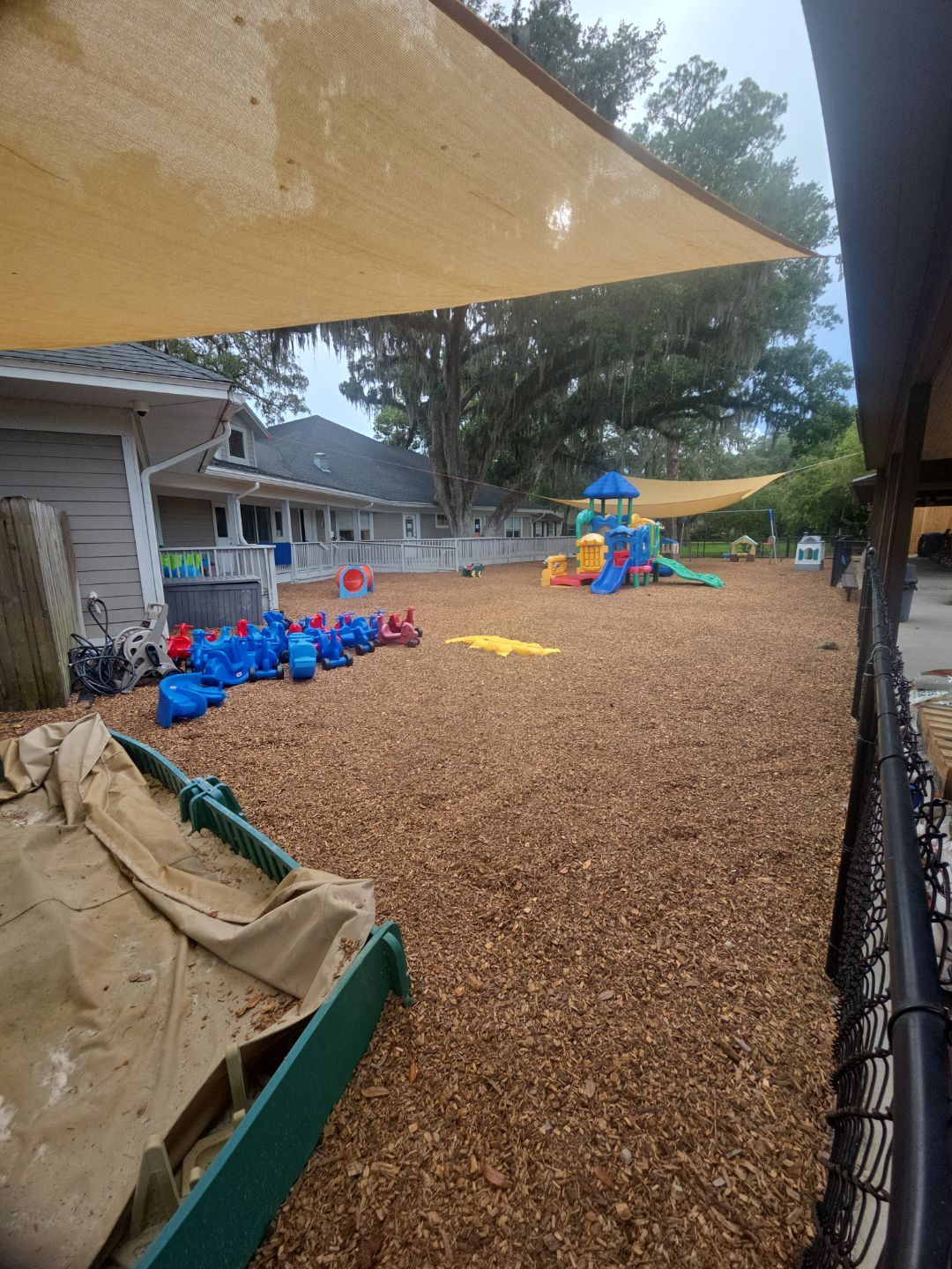 Episcopal - St. Mark's Campus | Playground Mulch Install by ProGreen Services