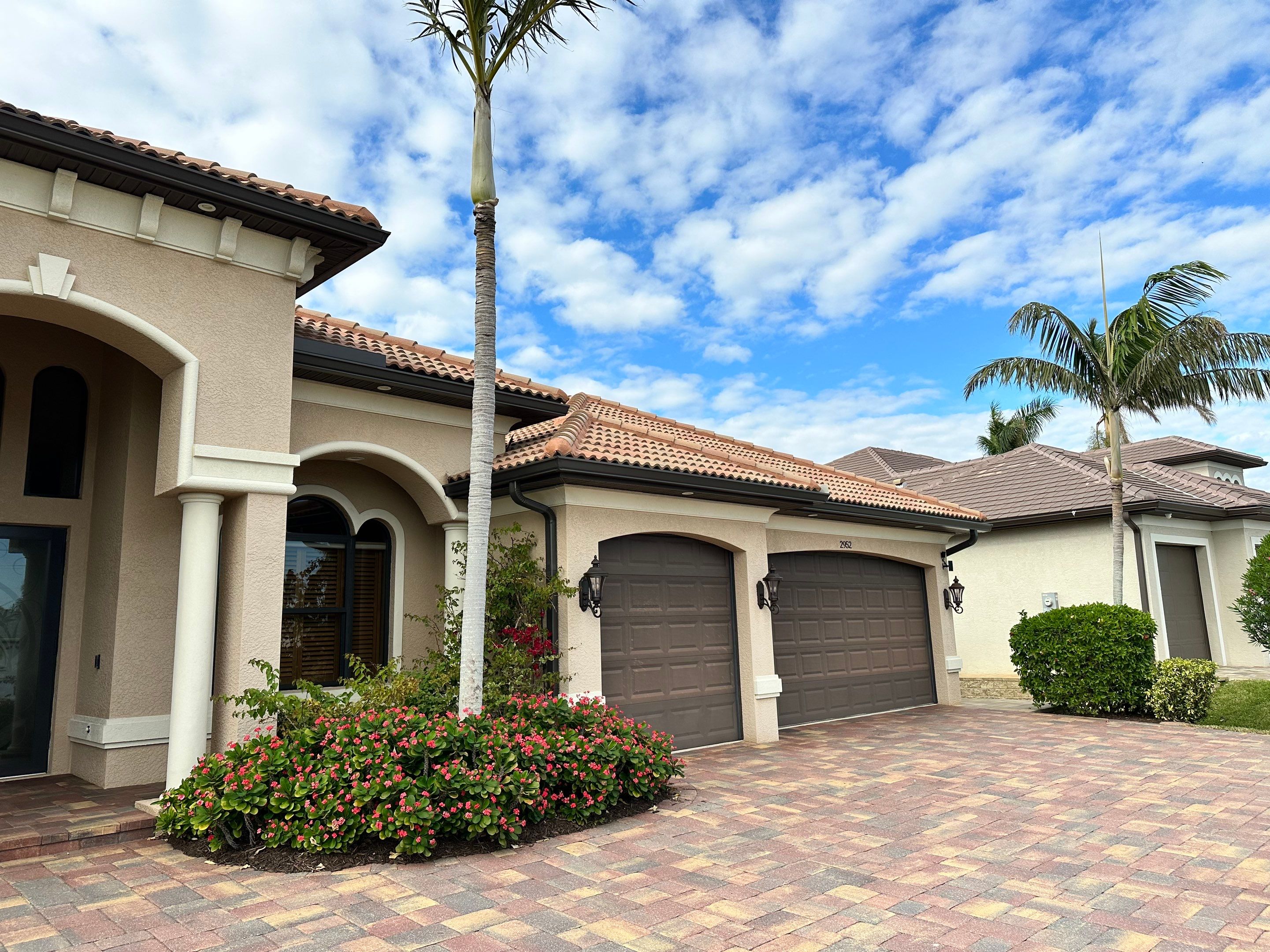Bronze Downspout Installation in Cape Coral FL by Gutter Professors