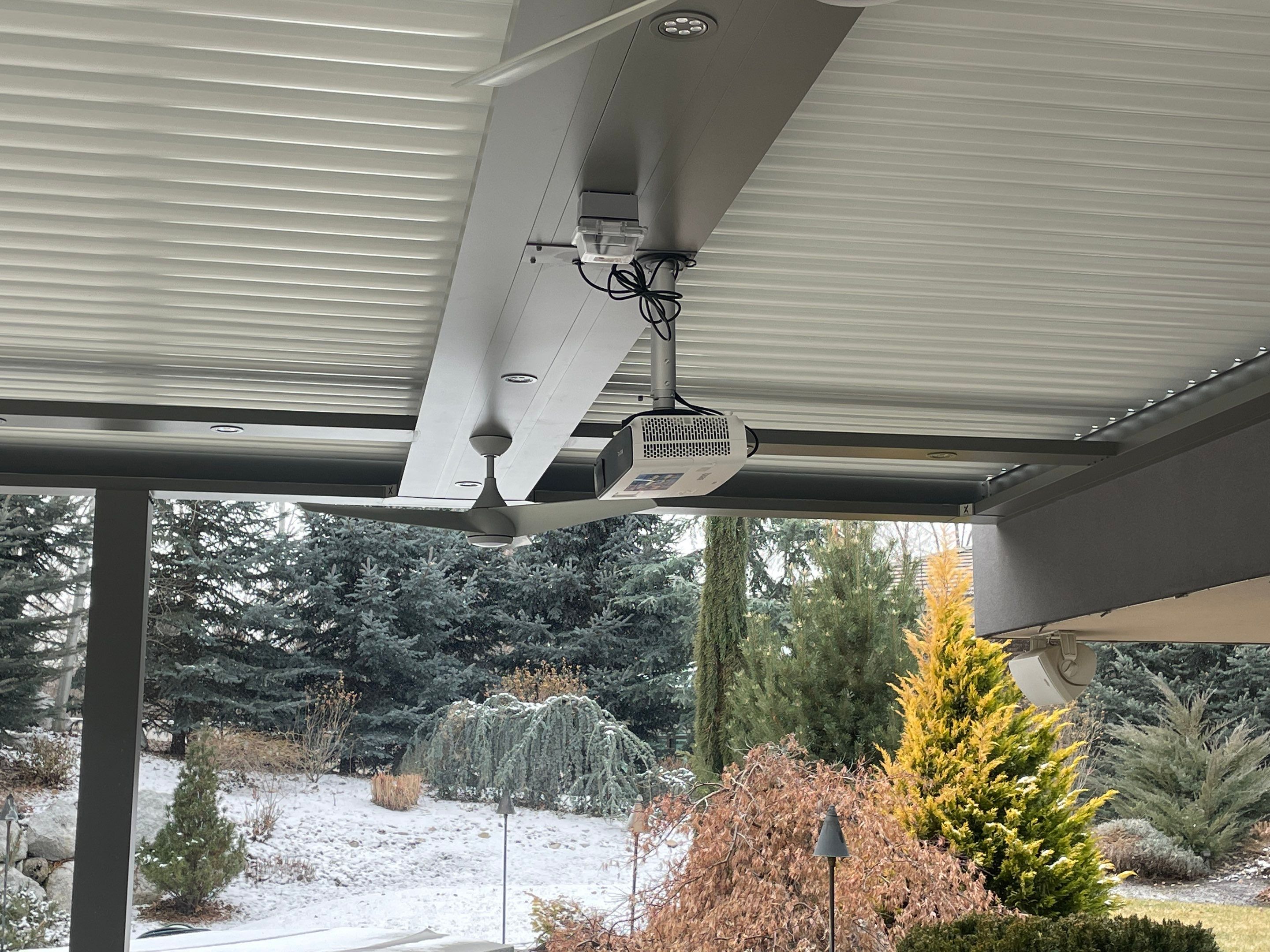 Pool House Party Patio Cover by ModernShade