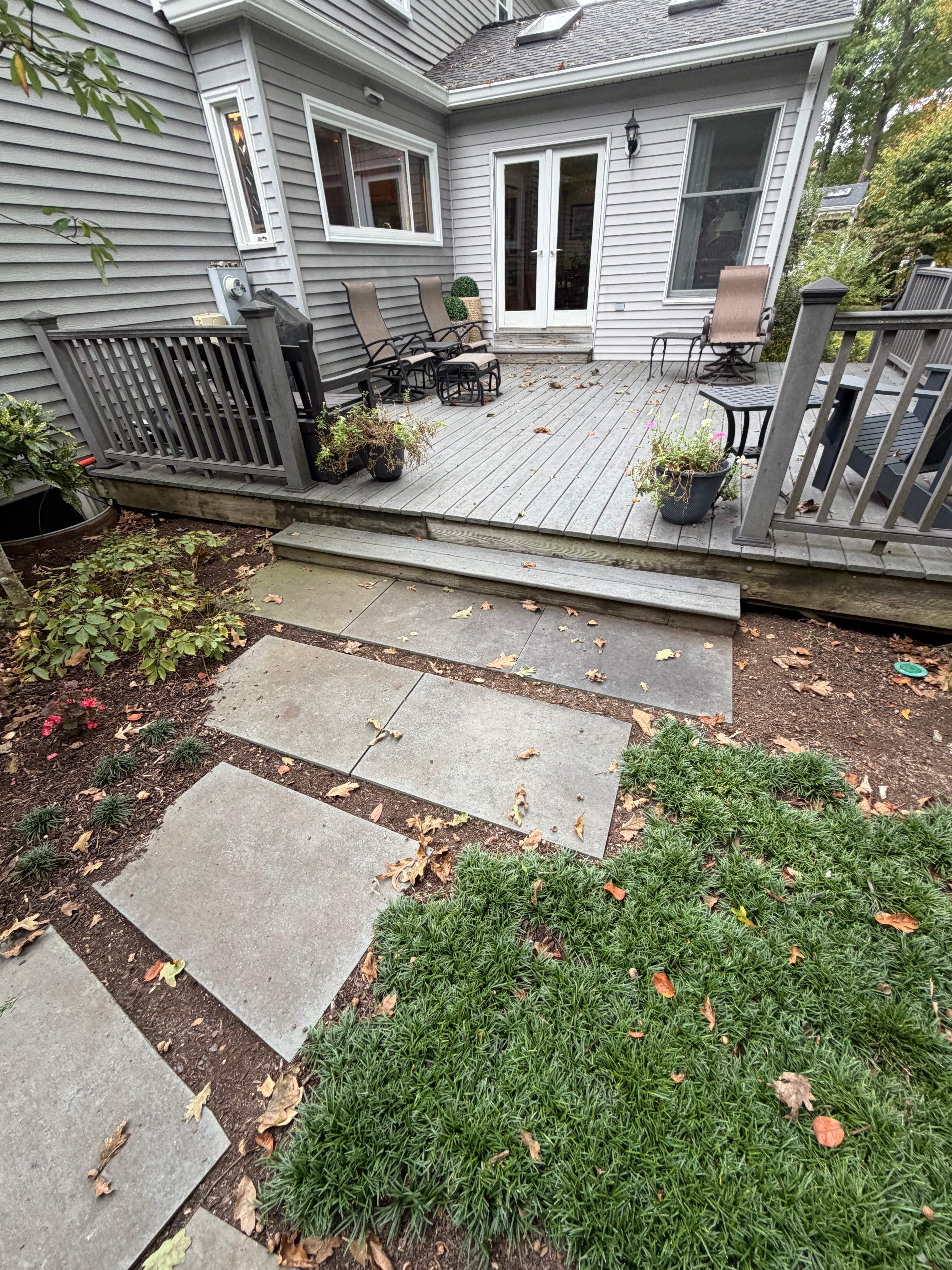 Trex Deck Resurfacing & New Railing in Sterling, VA by Sunburst Construction Inc