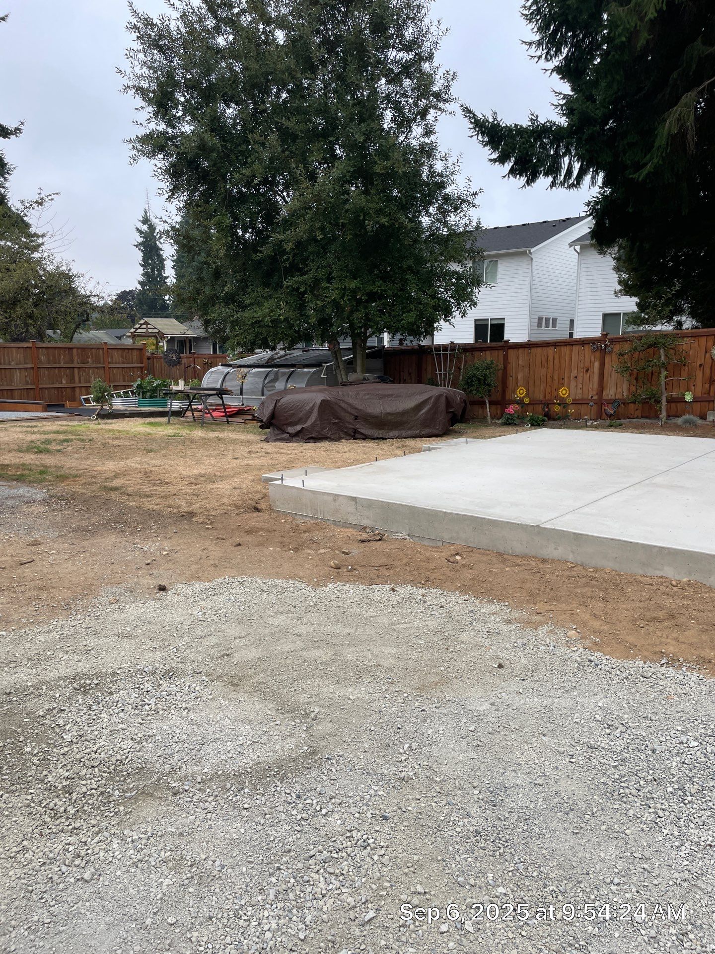 Backyard Concrete Slab Installation | Everett  by Jireh Asphalt & Concrete Inc 