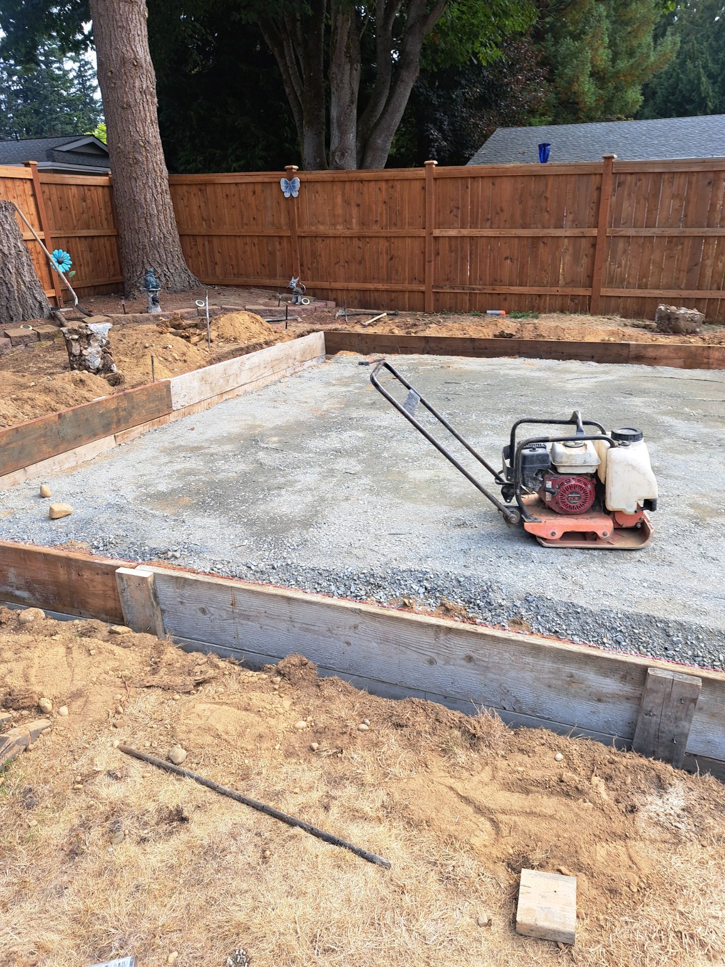 Backyard Concrete Slab Installation | Everett  by Jireh Asphalt & Concrete Inc 