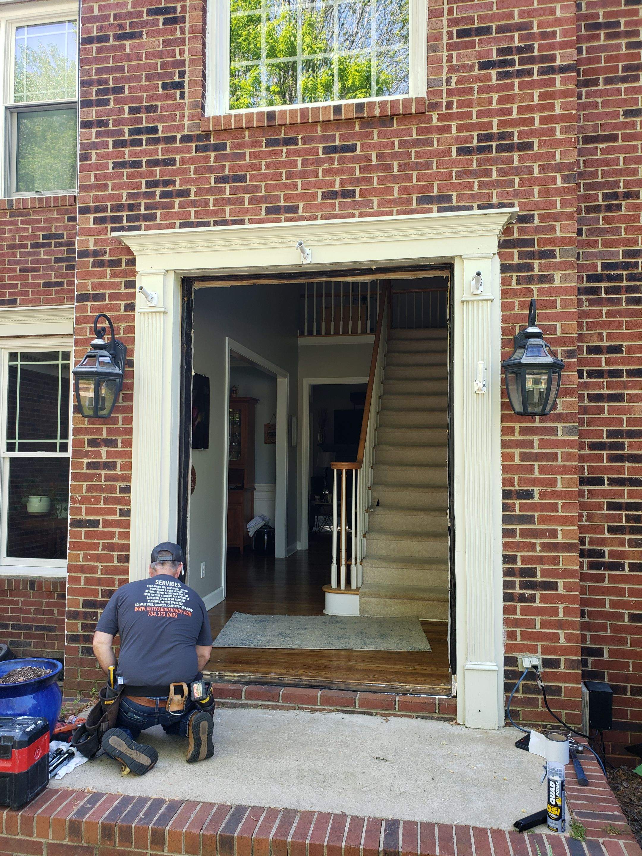 Front Door Replacement by A Step Above Handy LLC 