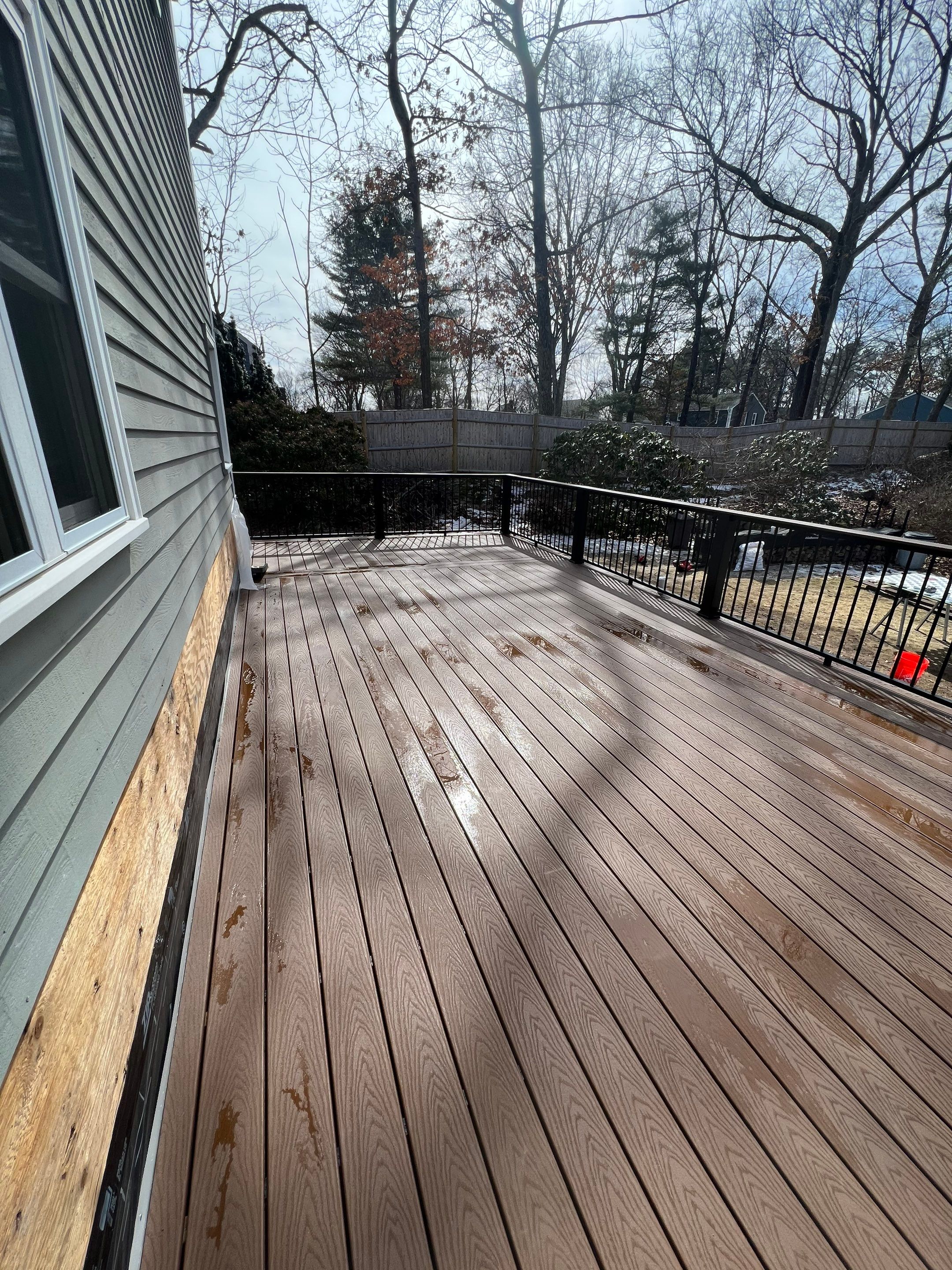 Deck and Sidin in Milford, MA by UBrothers Construction