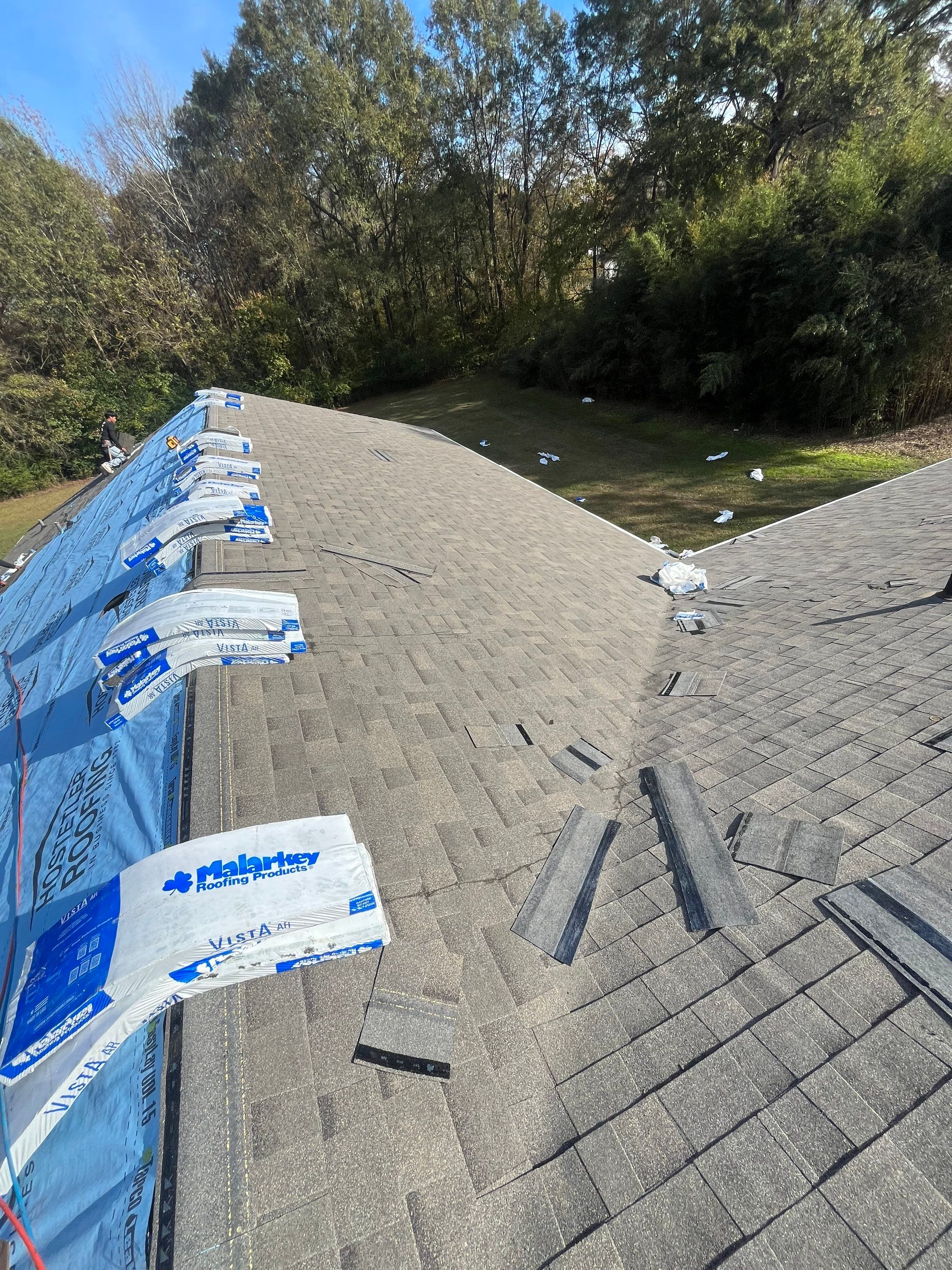 Residential Roofing Repair using Malarkey Vista: Weathered Wood by Hostetler Roofing
