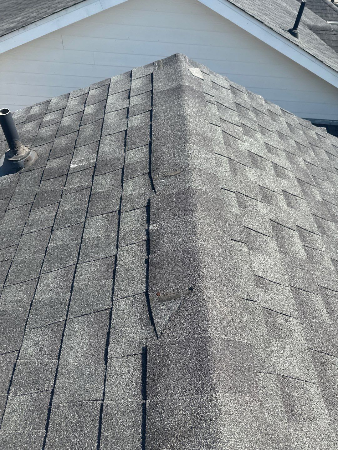 Hail Damage using Owen's Corning Duration (Lifetime) Shingles by Roof Repair Company