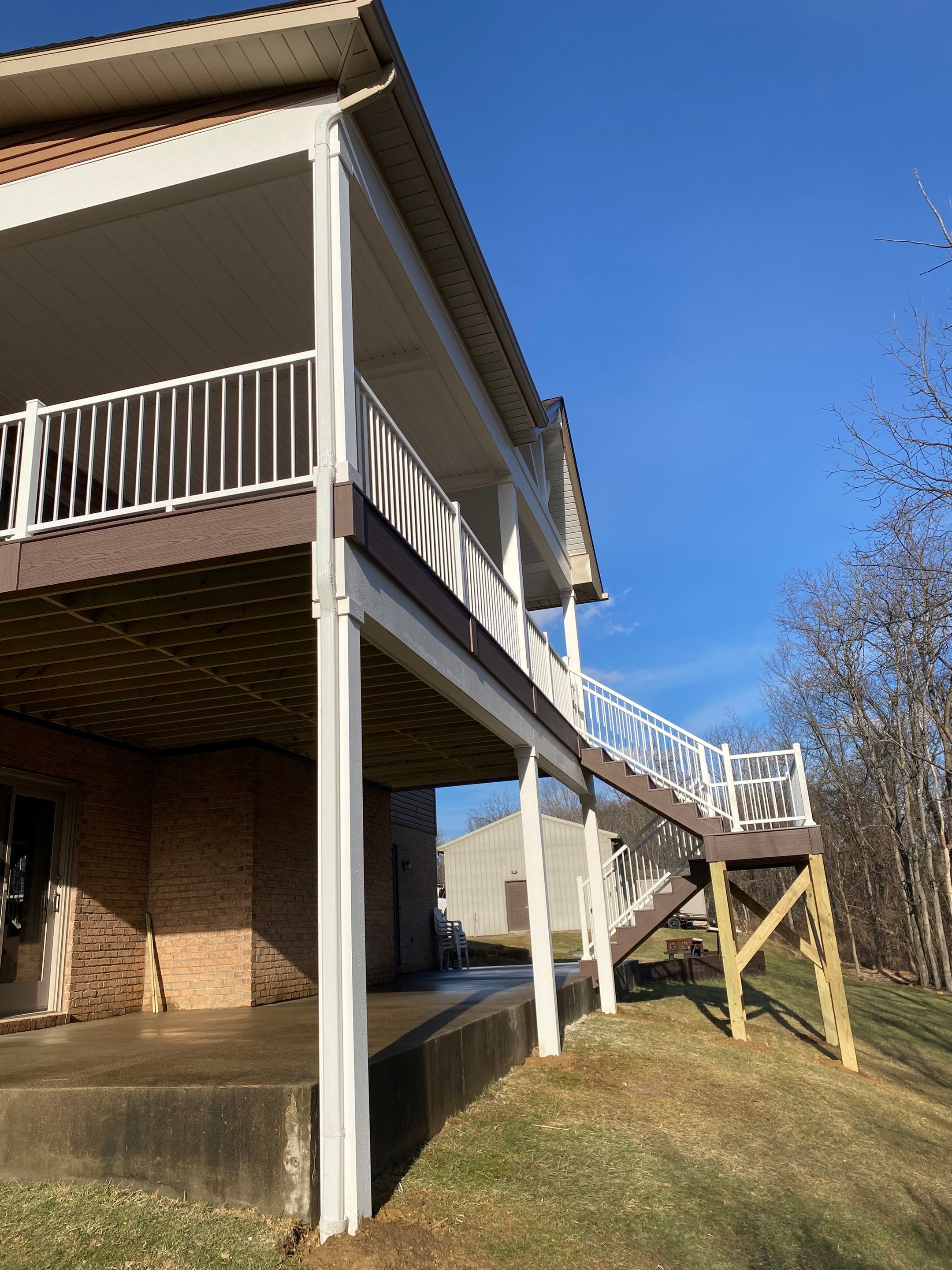 Deck and Roof Build by Cousins Roofing Siding & Decks