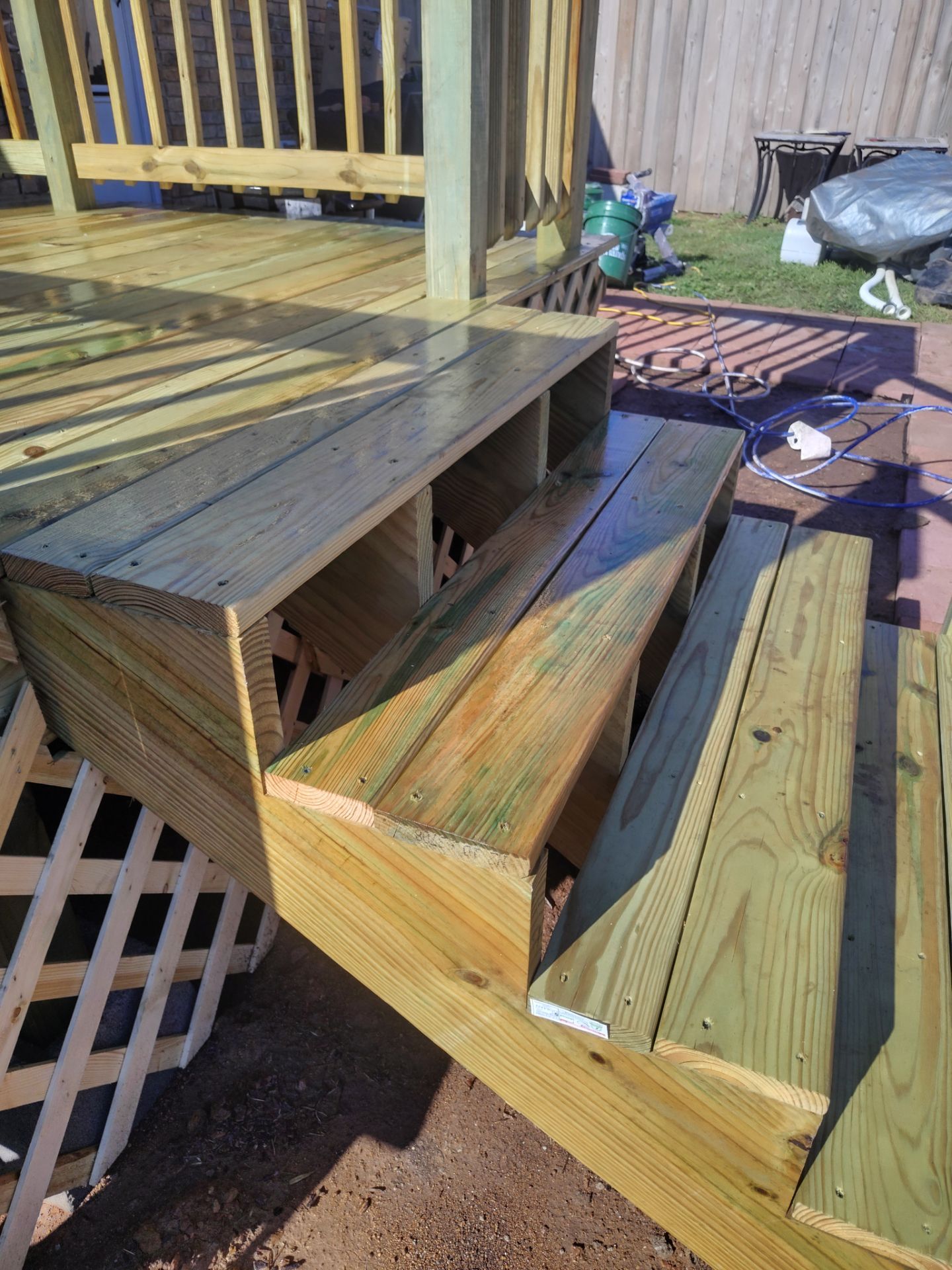Deck And Sliding Glass Door Install by Clays Services Inc