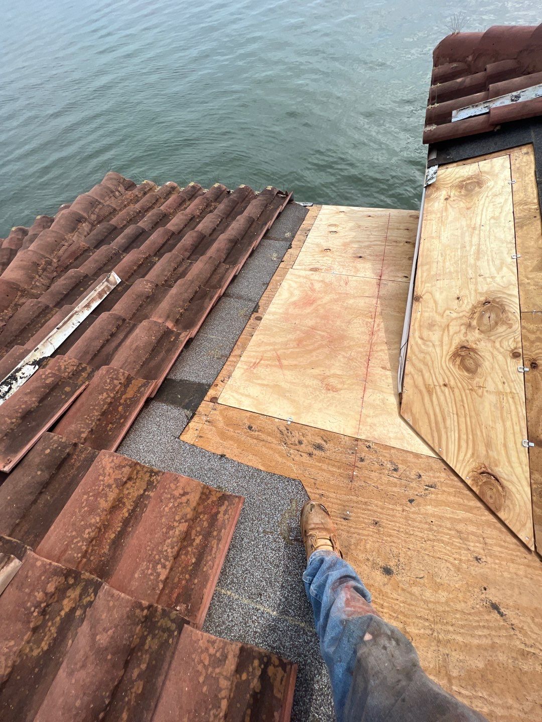 Residential Roofing Repair using Concrete Roof Tile by RoofSmith of Tampa Bay