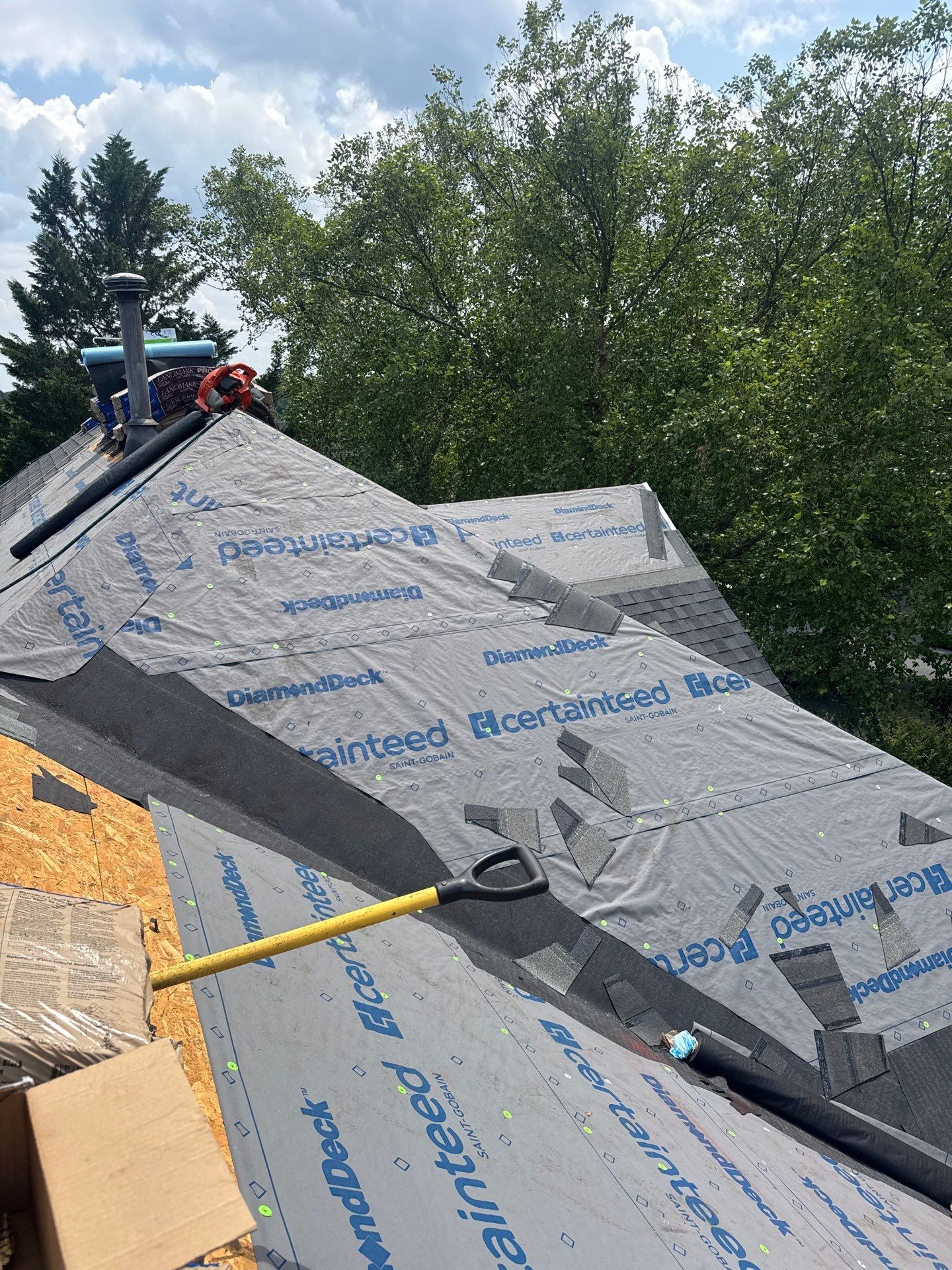 New Shingle Roof & New Gutters and downspouts with covers by Alpha Design Services