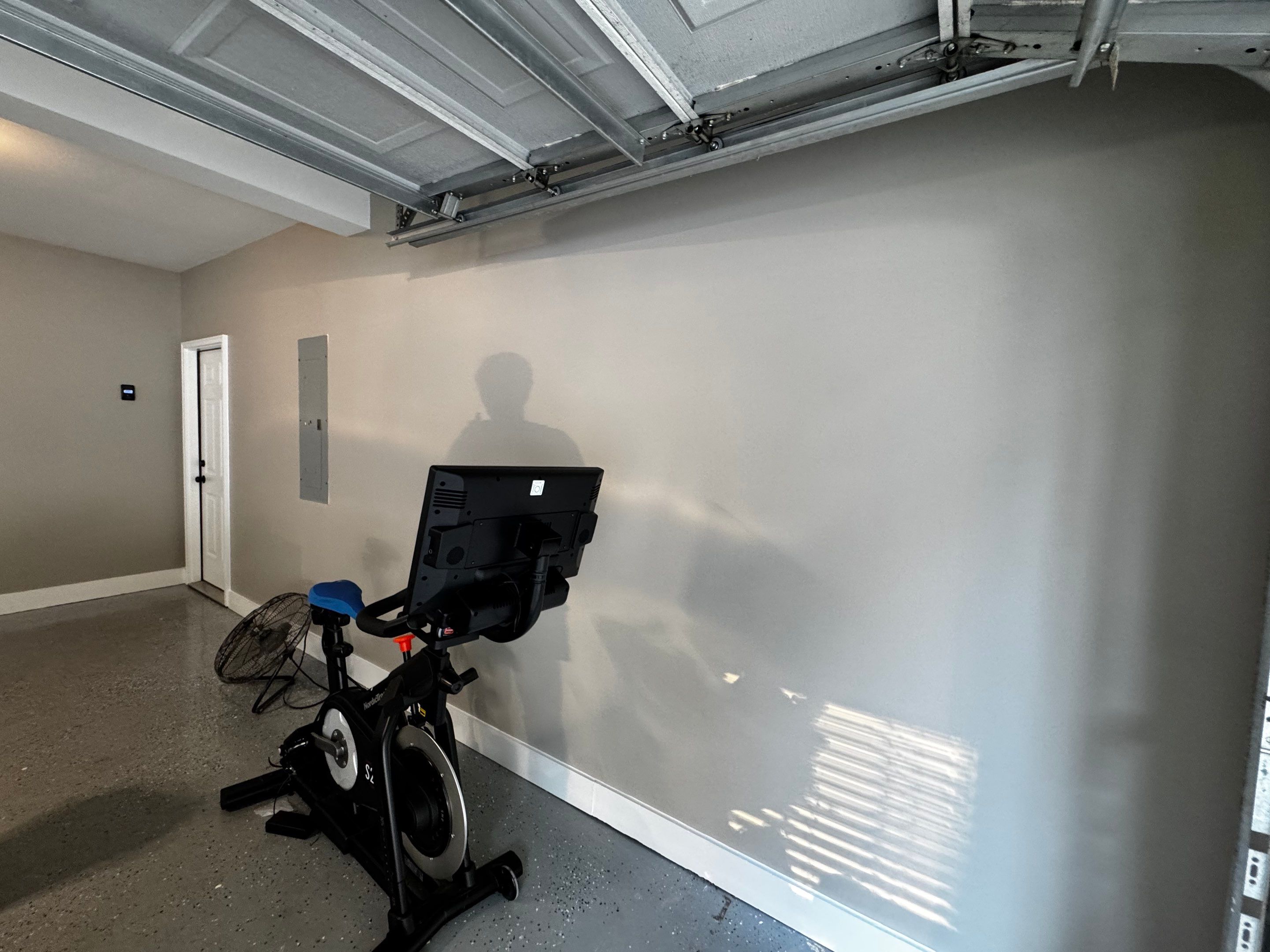 Garage Interior Painting and Drywall Repair in Monroe by PGP Surface Solutions, LLC