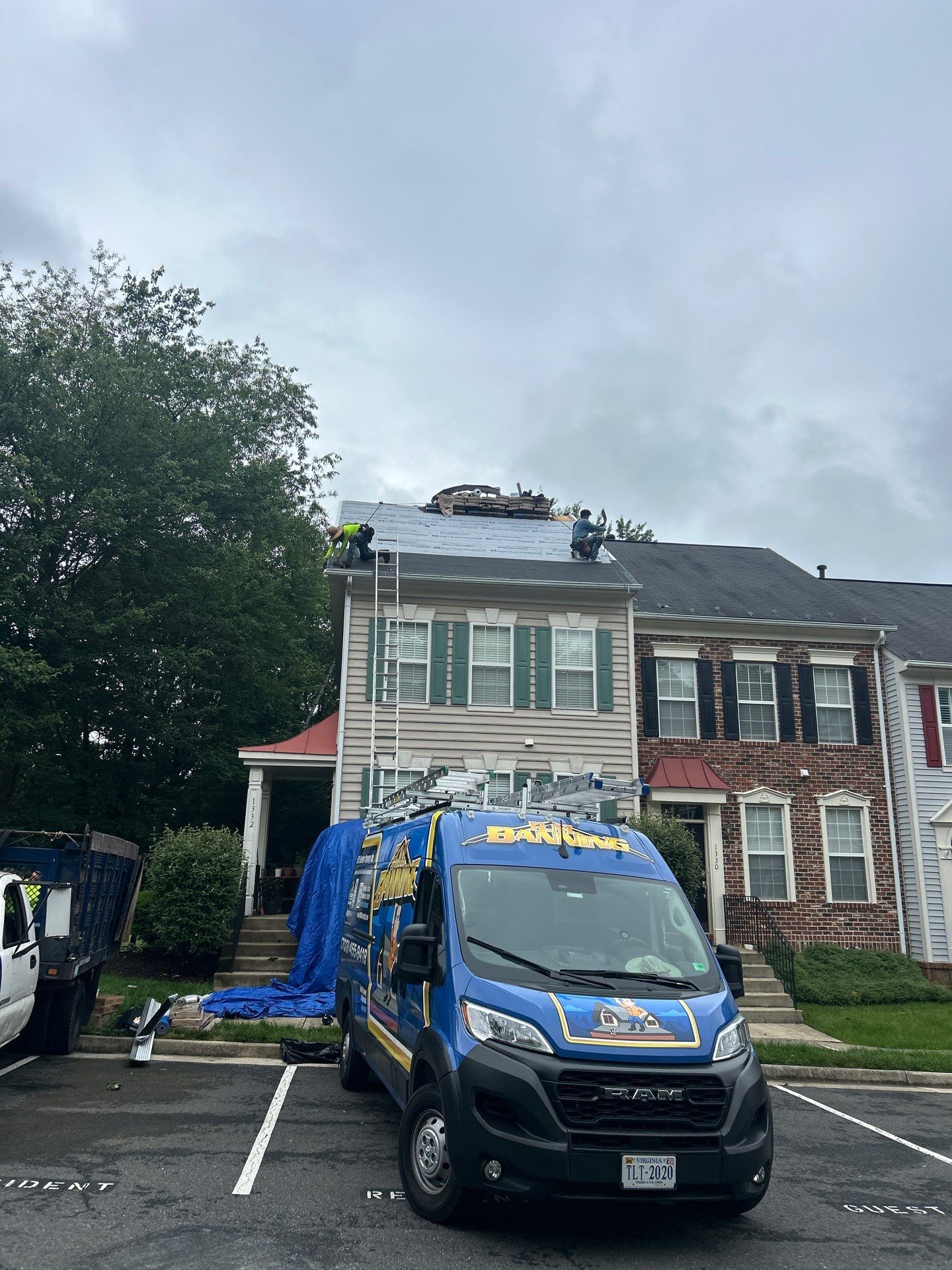Reston Roof Replacement with CertainTeed Landmark PRO in Max Def Moire Black by RM Banning, Inc.