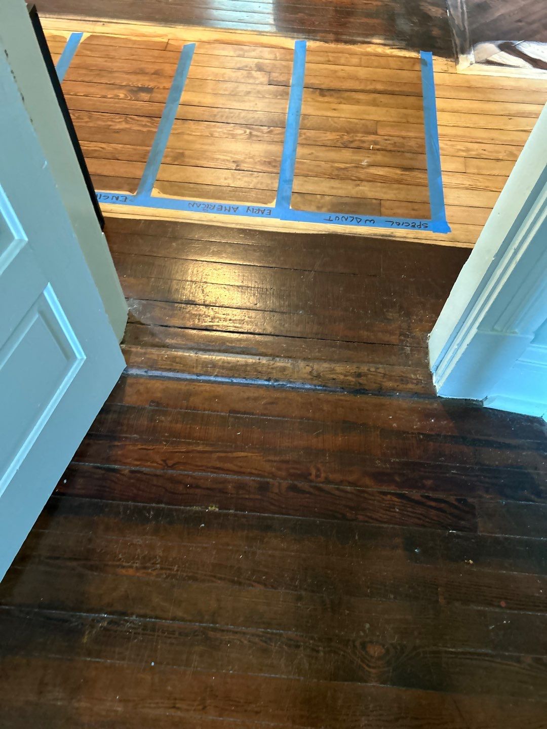 Restored hardwoods by Footprints Floors of Nashville