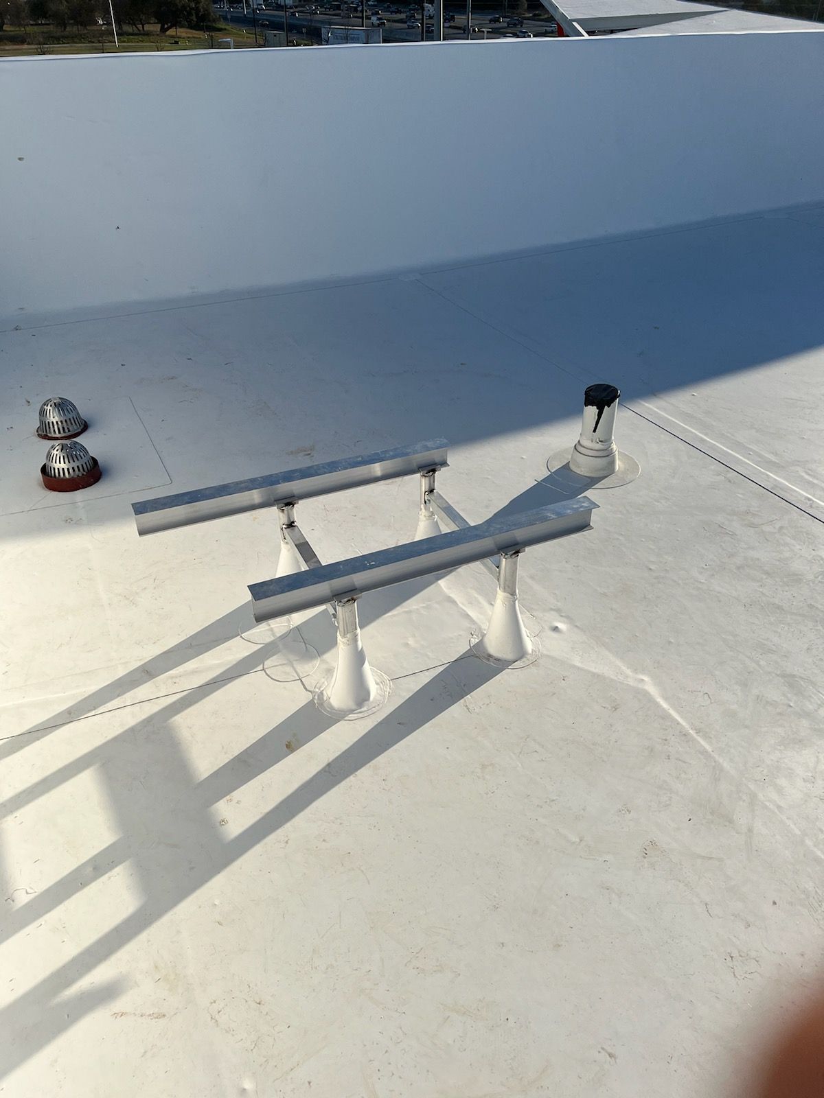 Bank of America Commerial Roof Installation using GAF TPO in Austin, TX by Roof Experts