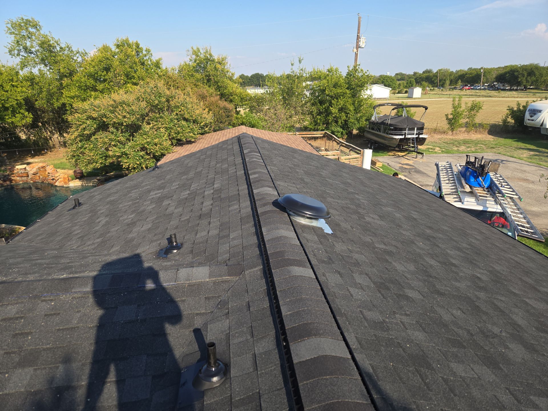 Project in Justin by Lonestar Roofing and Restoration LLC.