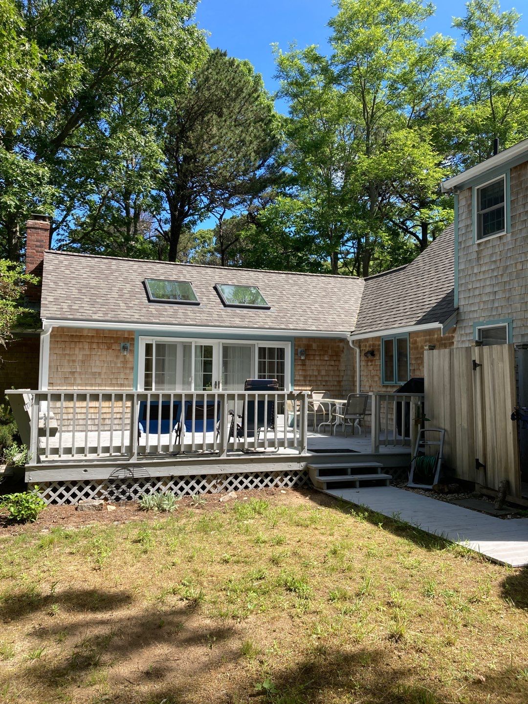 Gutter Installation using 5" Duo Pro K-Style Aluminum Gutter in Eastham, MA by Gutter Pro Enterprises