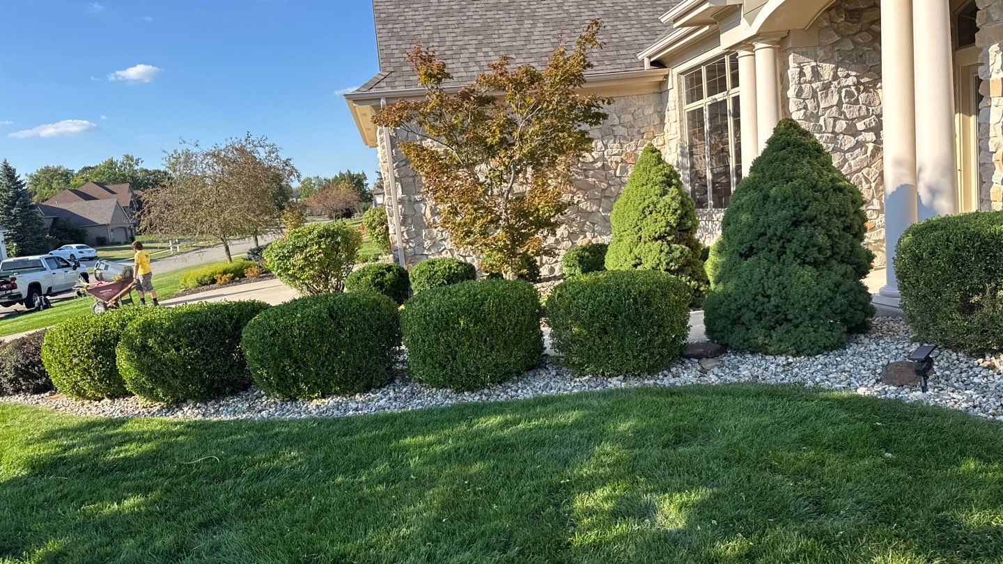 Project in Fort Wayne by Carrs lawn and landscape