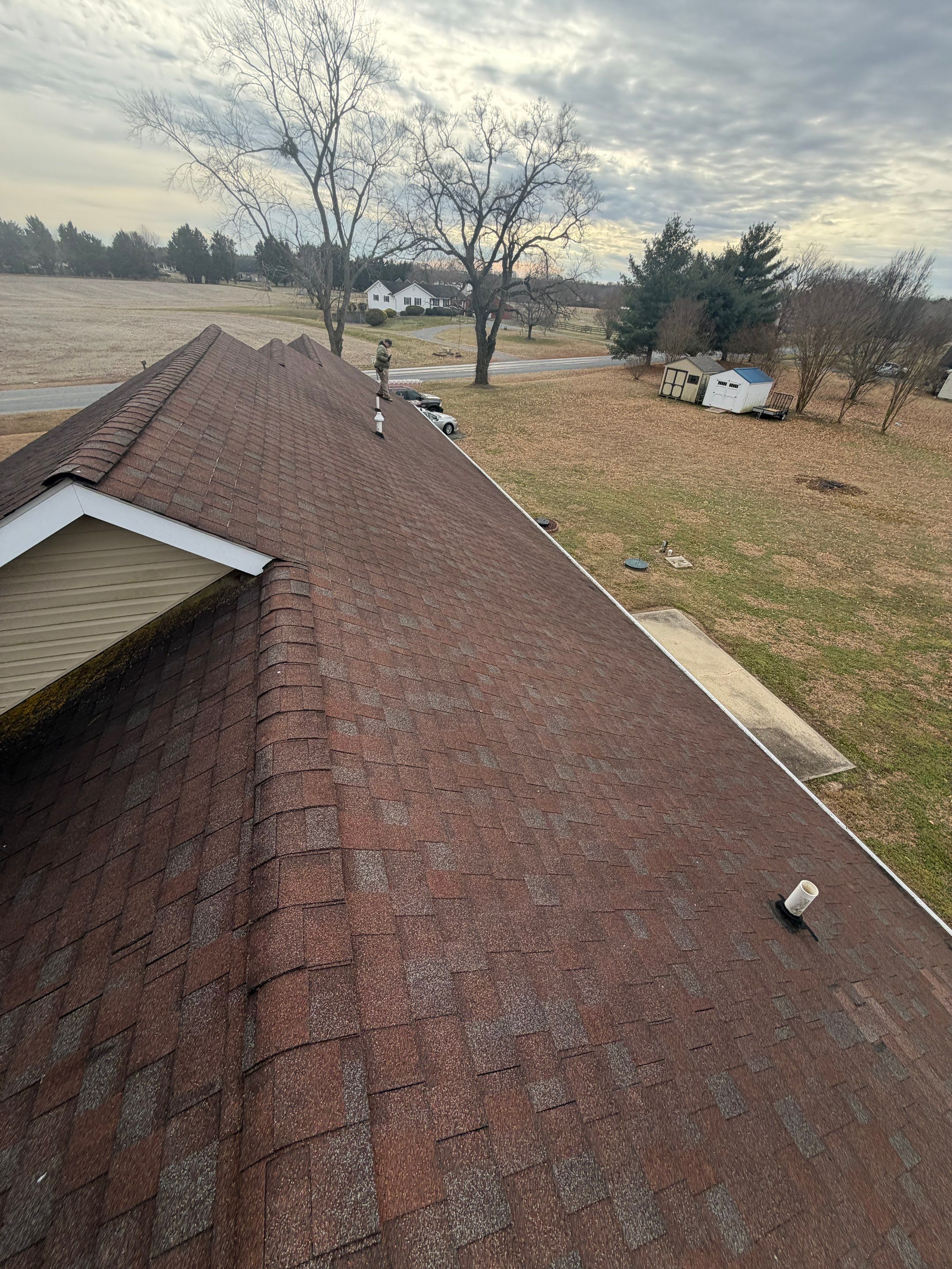 Residential Roof Replacement With Architectural Shingles in Ridgely by First Chesapeake Roofing