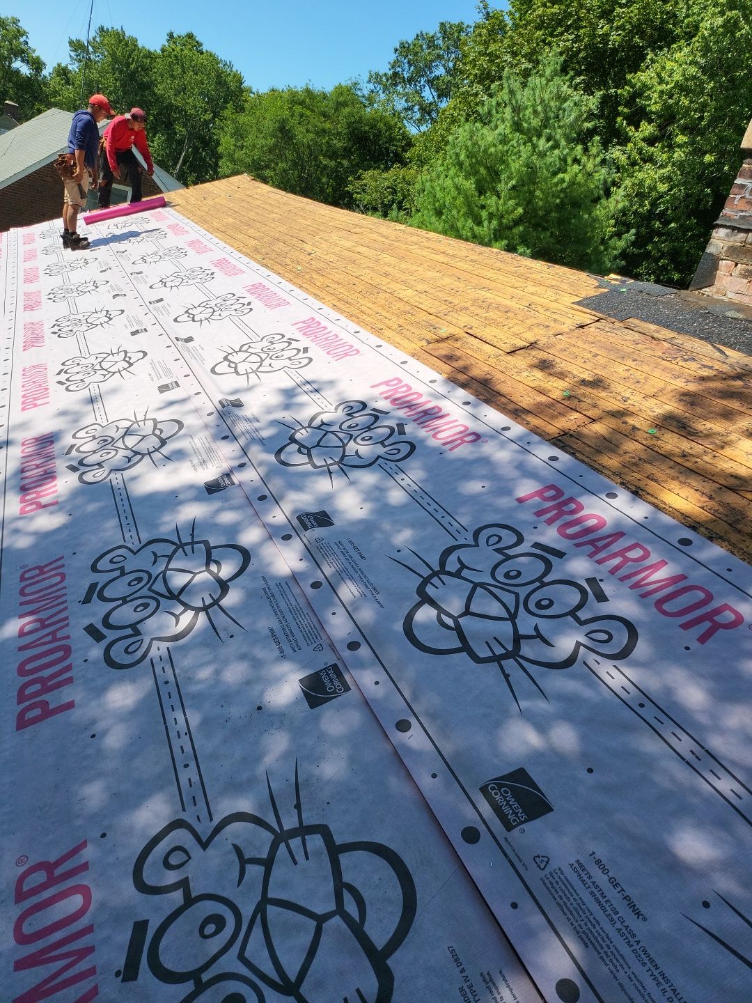 Residential Roofing Installation using Owens Corning TruDefinition Duration Designer - Black Sable by A Plus Exterior