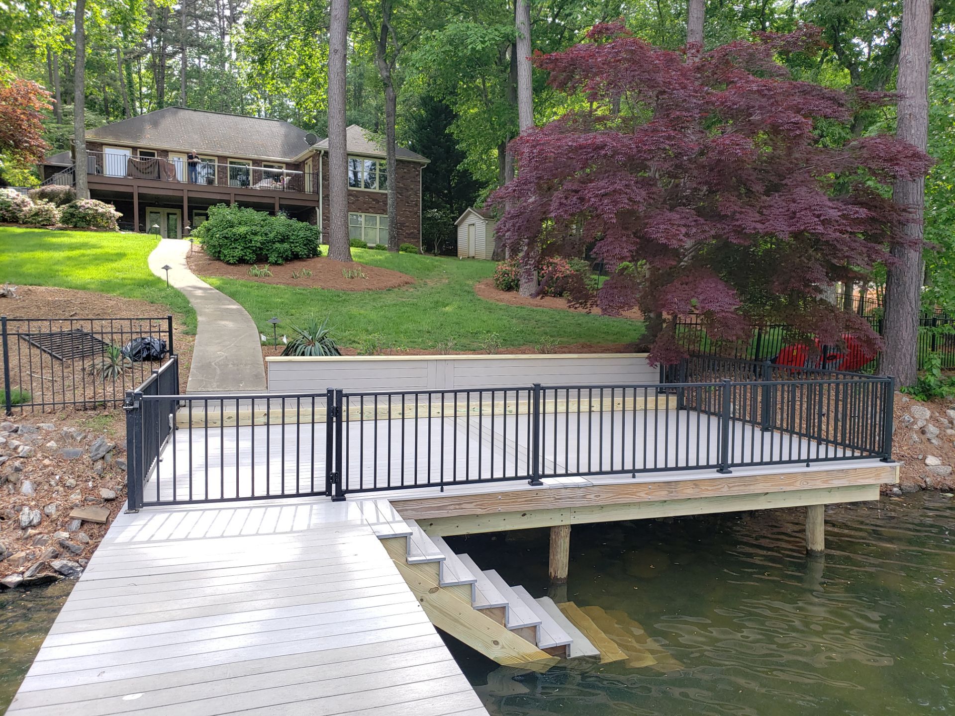 Dock Disaster Averted! Check Out This Incredible Transformation! š by A Step Above Handy LLC
