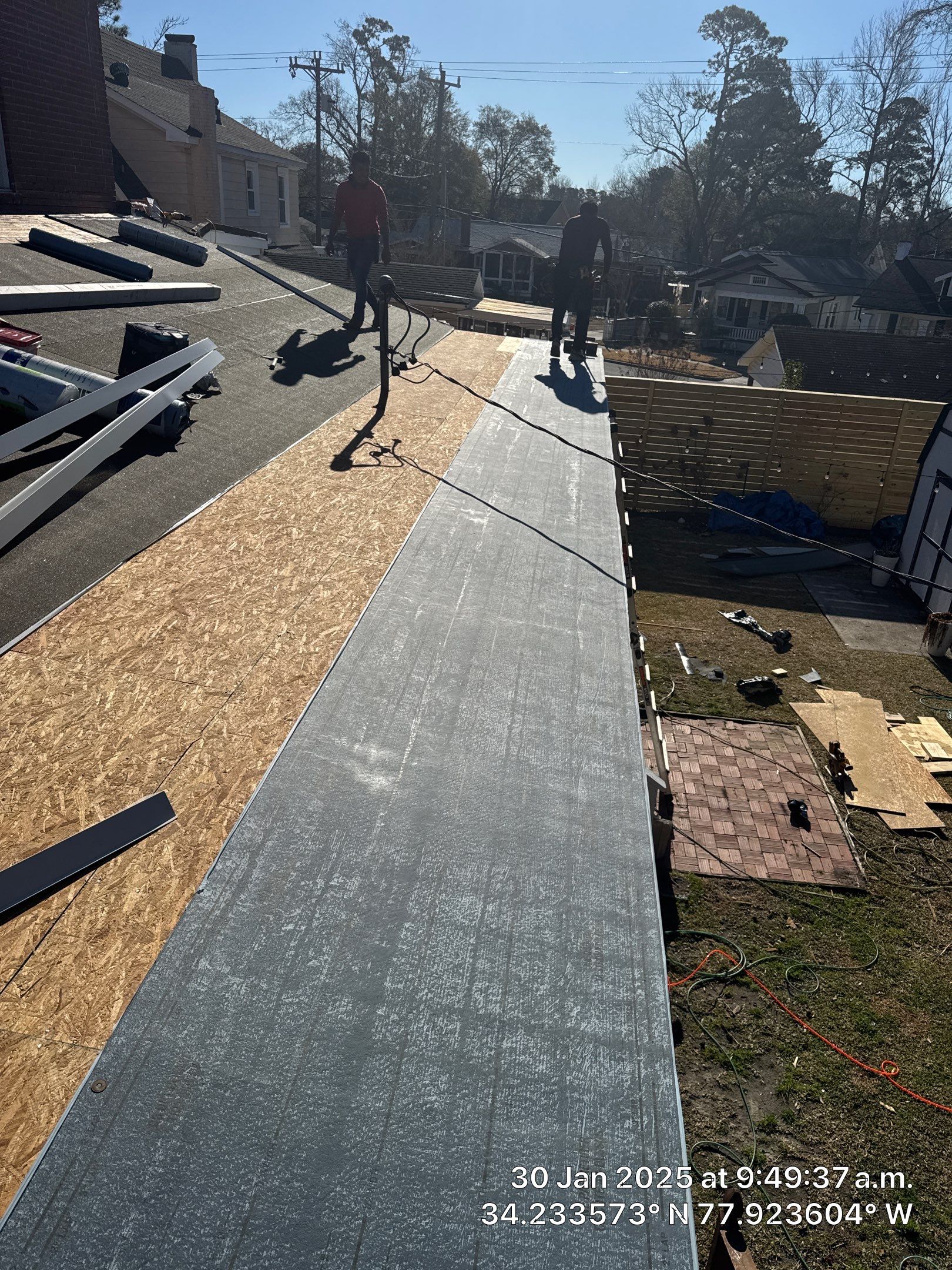 Low Slope Flat Roof Repair in Forest Hills, Wilmington NC by RGR Construction and Roofing, LLC