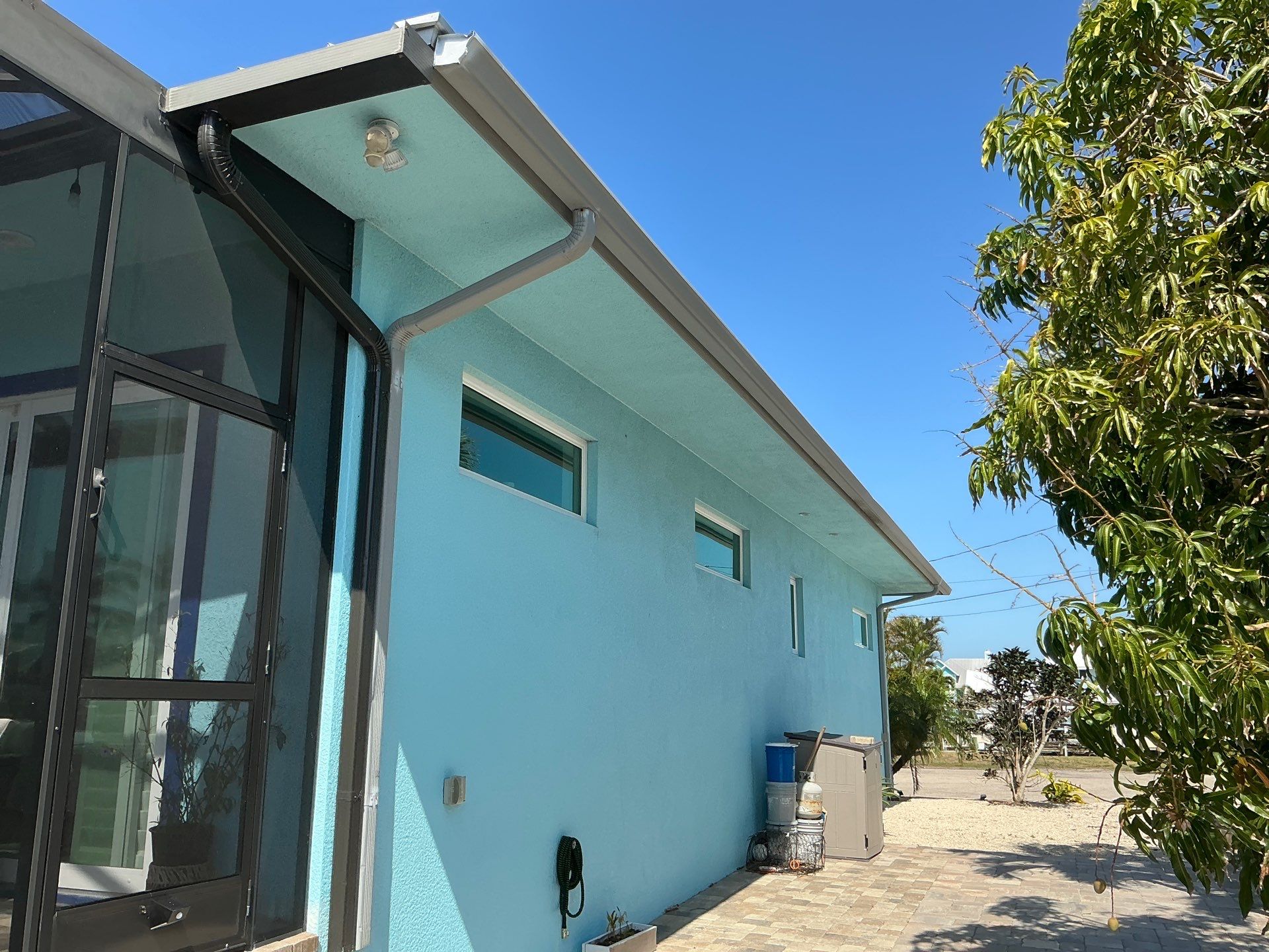 K-Style Gutters for Coastal Homes in Matlacha FL by Gutter Professors