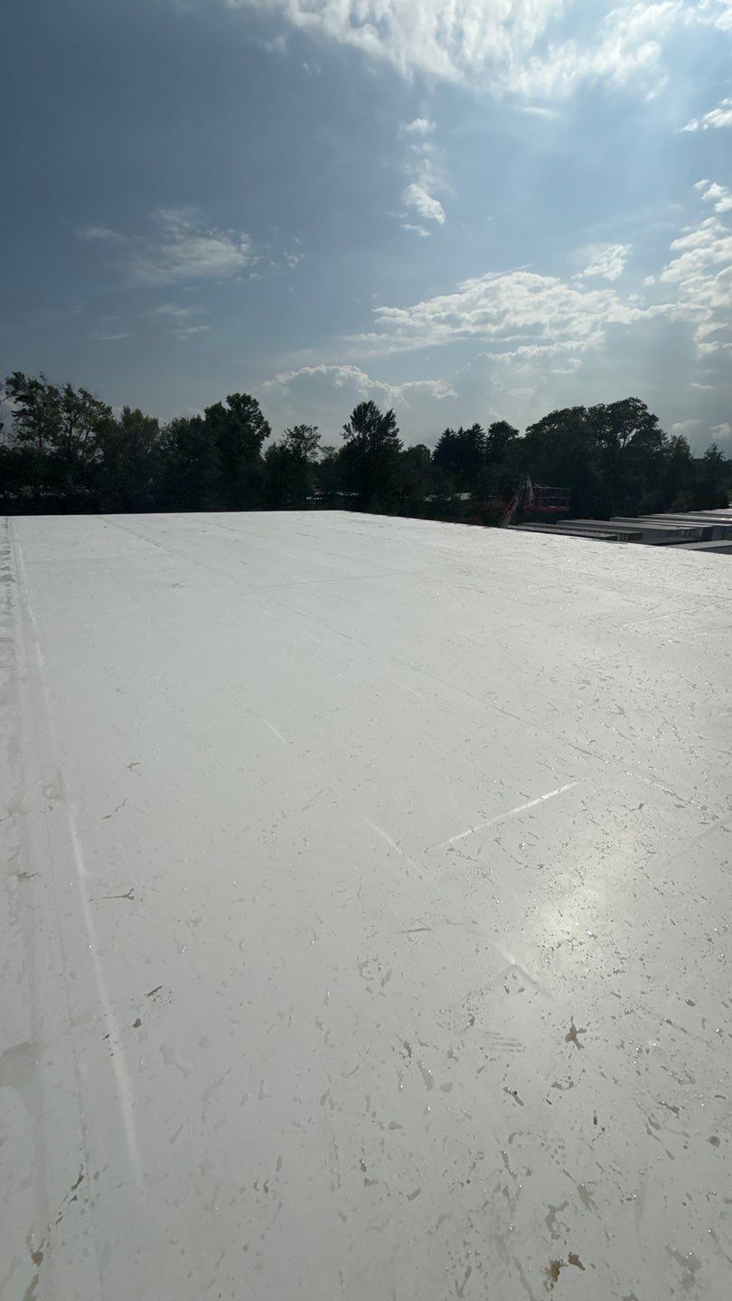 Project in Stow by Commercial Roofing and Coating Systems 