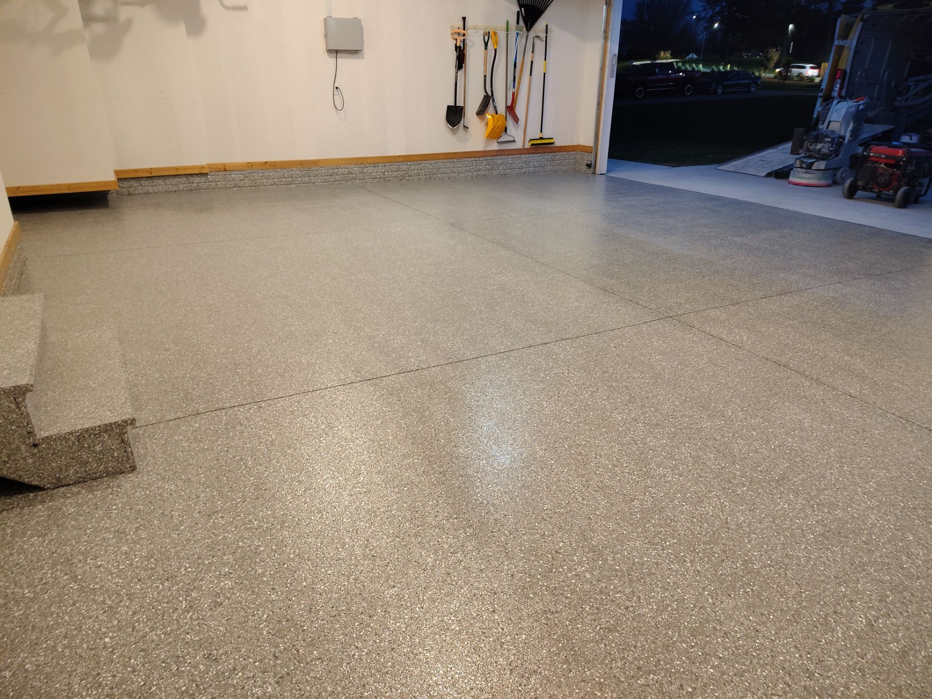 It's Daylight Savings... Brighten Up Your Space With a New Garage Floor Coating! by Revival Concrete Coatings