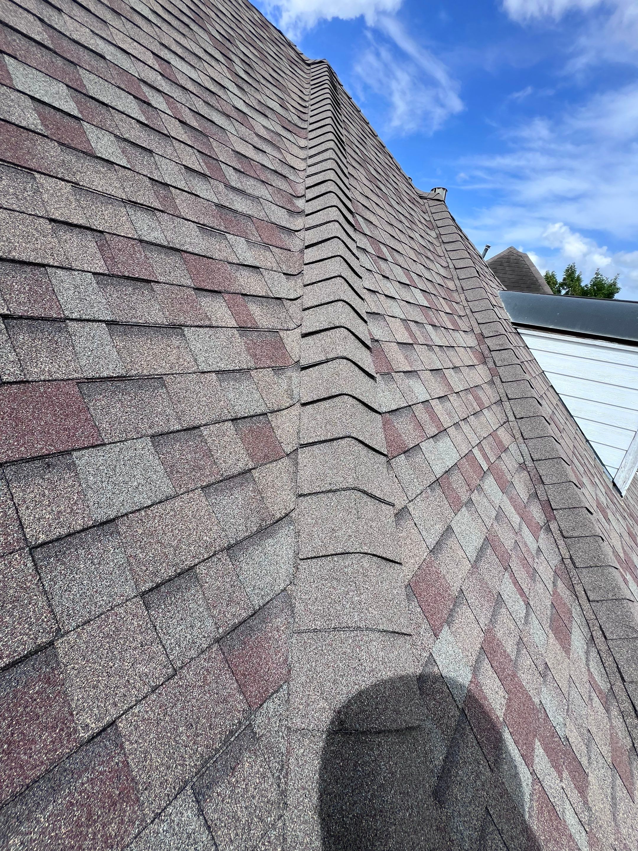Hail Damage using Owen's Corning Duration (Lifetime) Shingles by Roof Repair Company