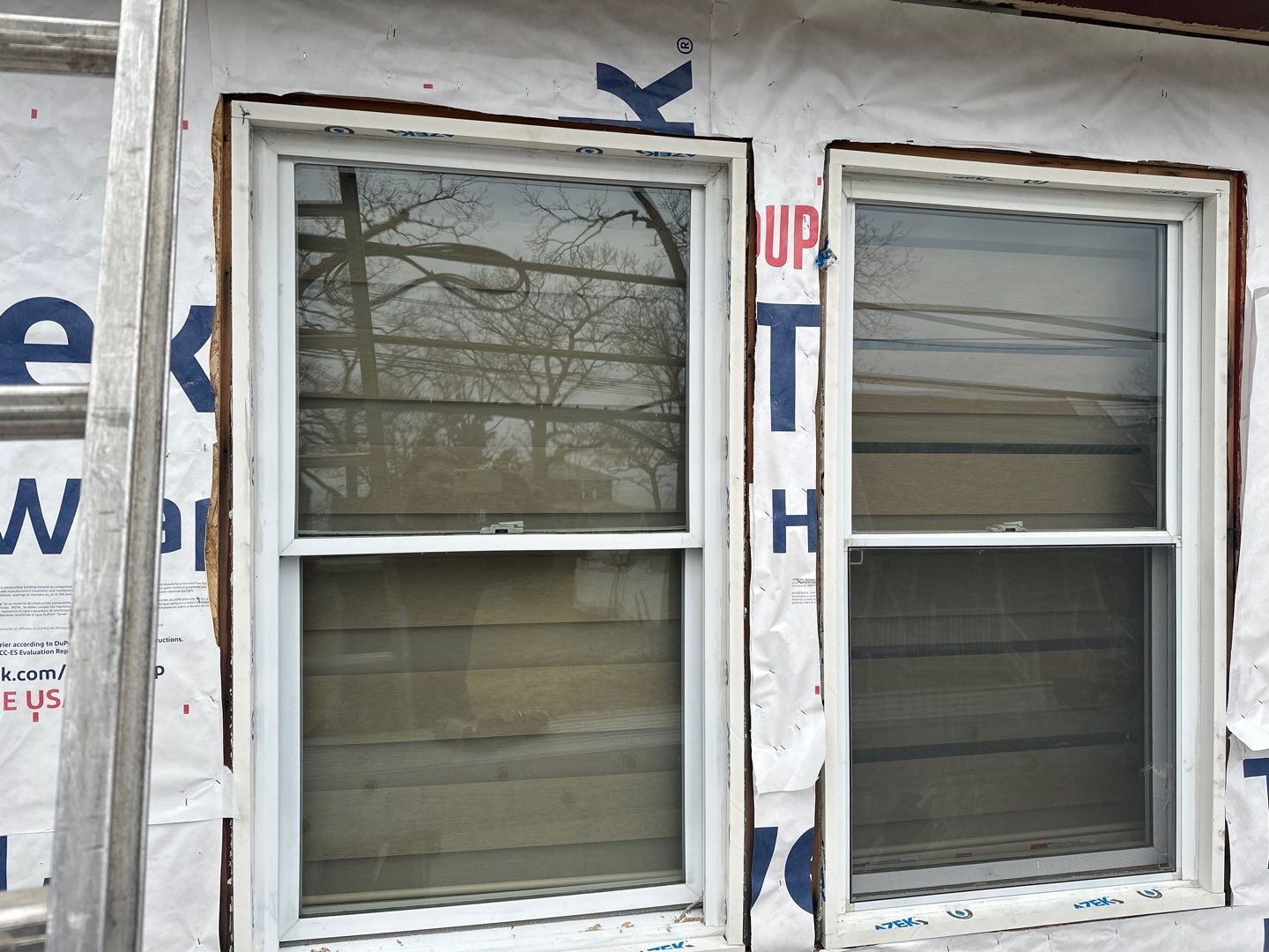 Siding Installation using Hardie Plank Aged Pewter by A Plus Exterior