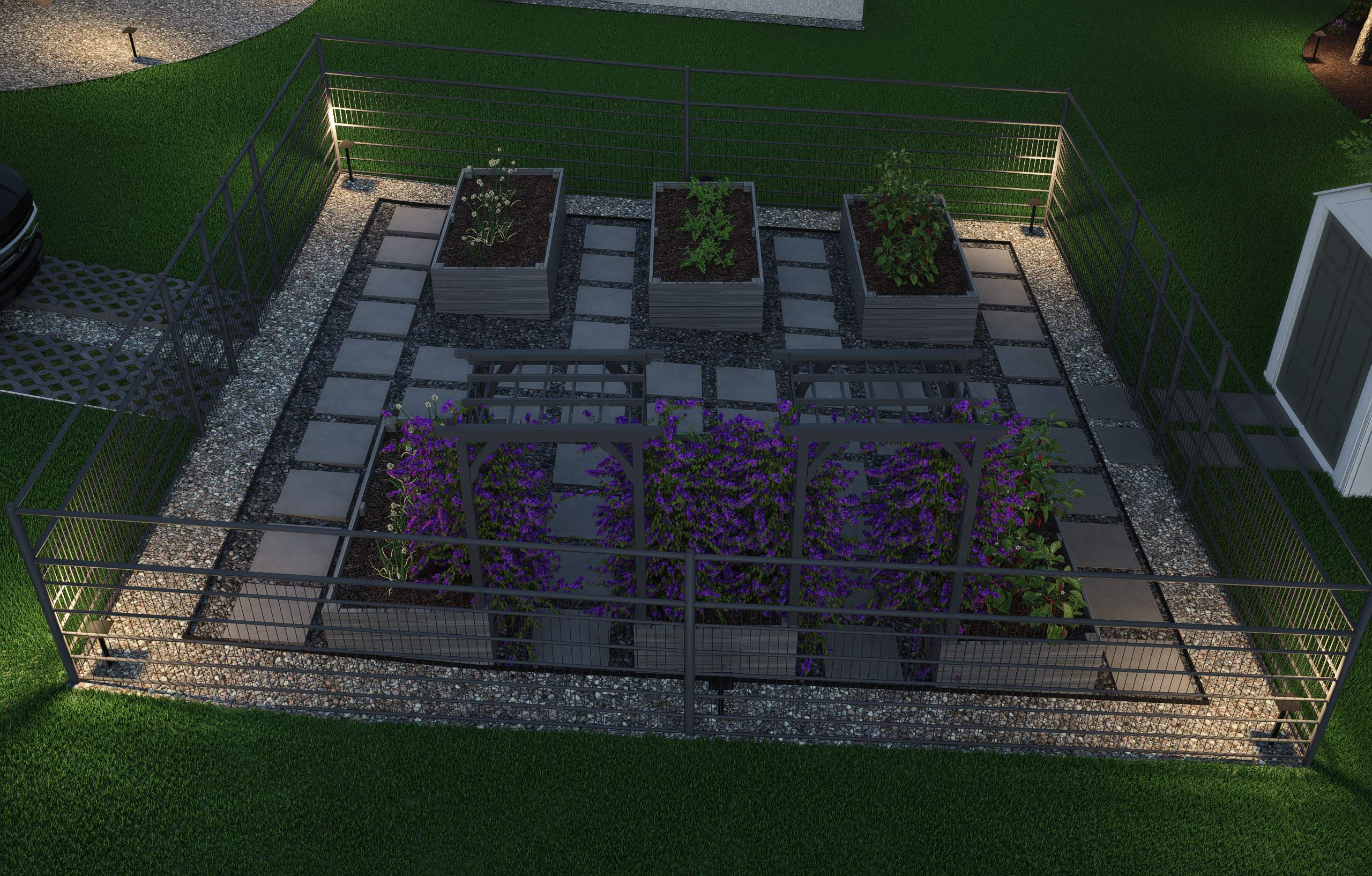 3D Design Render, Fair Oaks Ranch TX by Hole In One Lawns, LLC