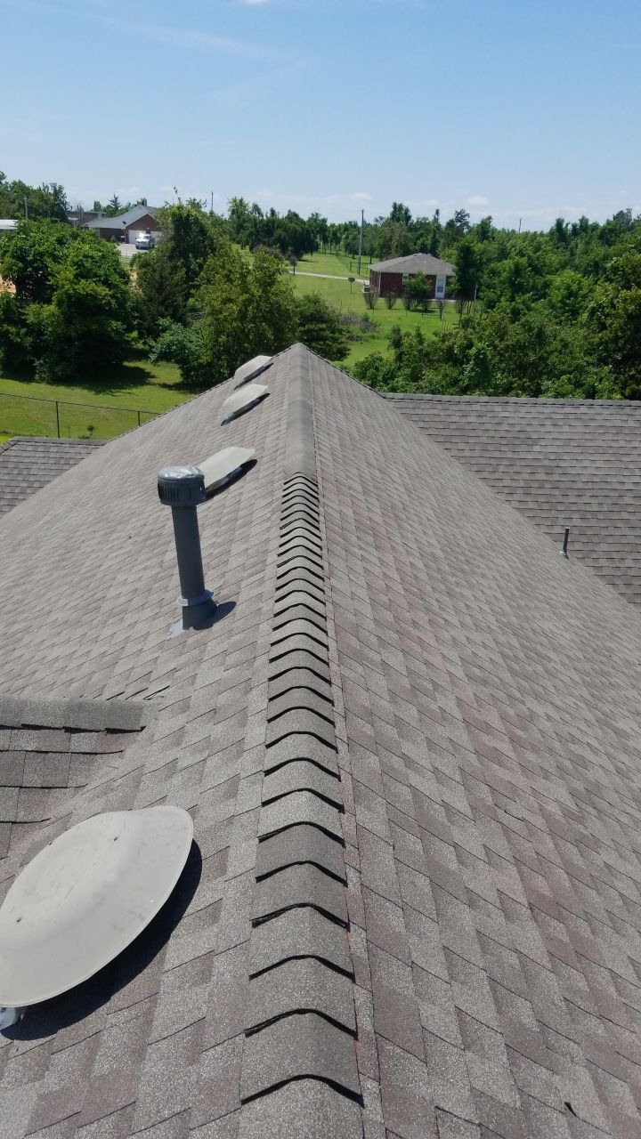 Reroof using GAF HDZ Weathered Wood by Castillo Roofing