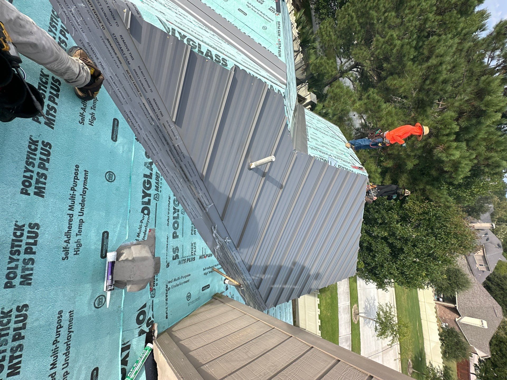 Standing Seam Project - Conroe, Texas by Hartland Roofing & Construction