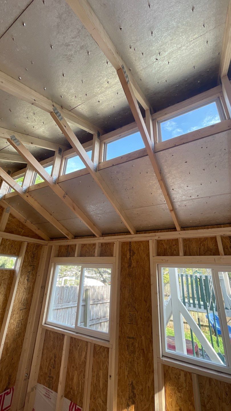 Outdoor Office Shed Interior Remodel in Longwood: From Drywall to Paint by HandyMangum