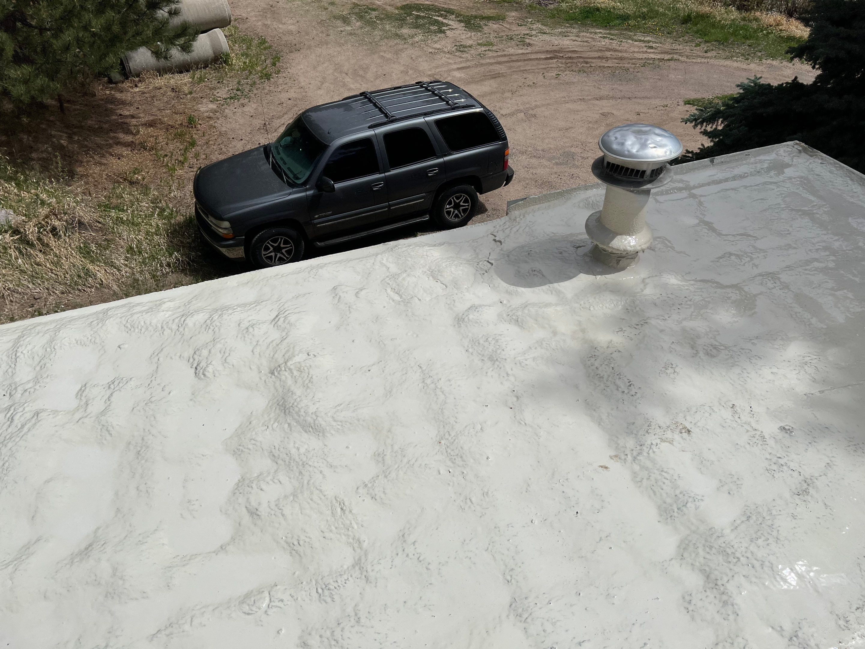 Commercial Roofing Installation using CASTAGRA ECODUR COATING by A to Z Roofing