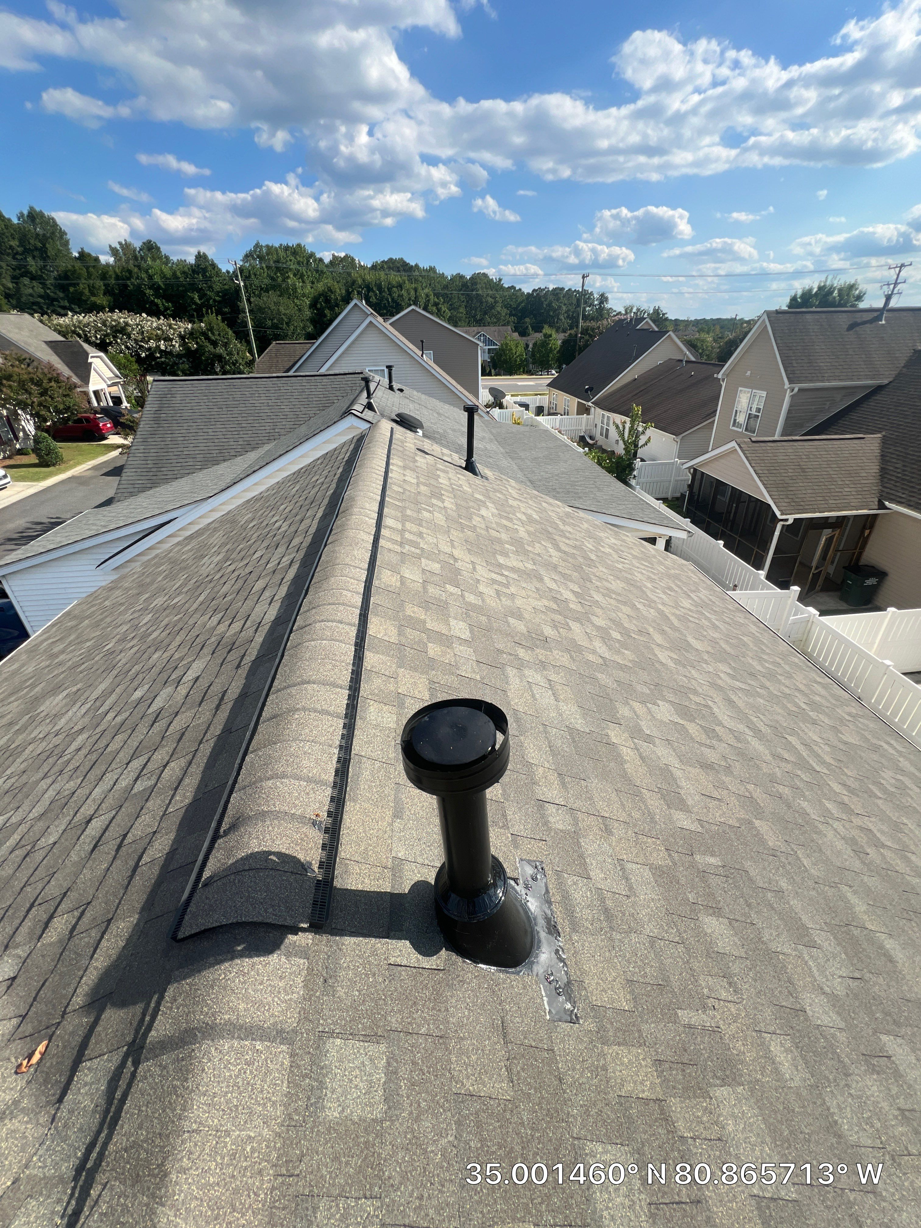 Full Residential Roofing Installation with Owens Corning Architectural Shingles in Indian Land, South Carolina by Merritt Roofing LLC