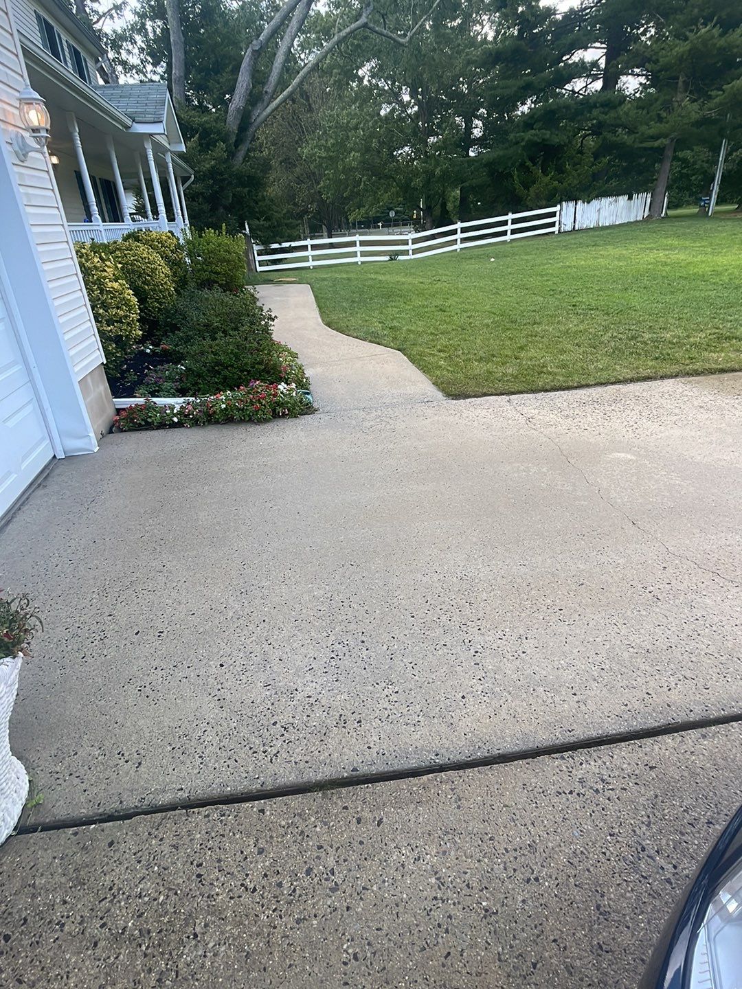 House Wash, Roof Refresh sections & Concrete Cleaning by SJ Exterior