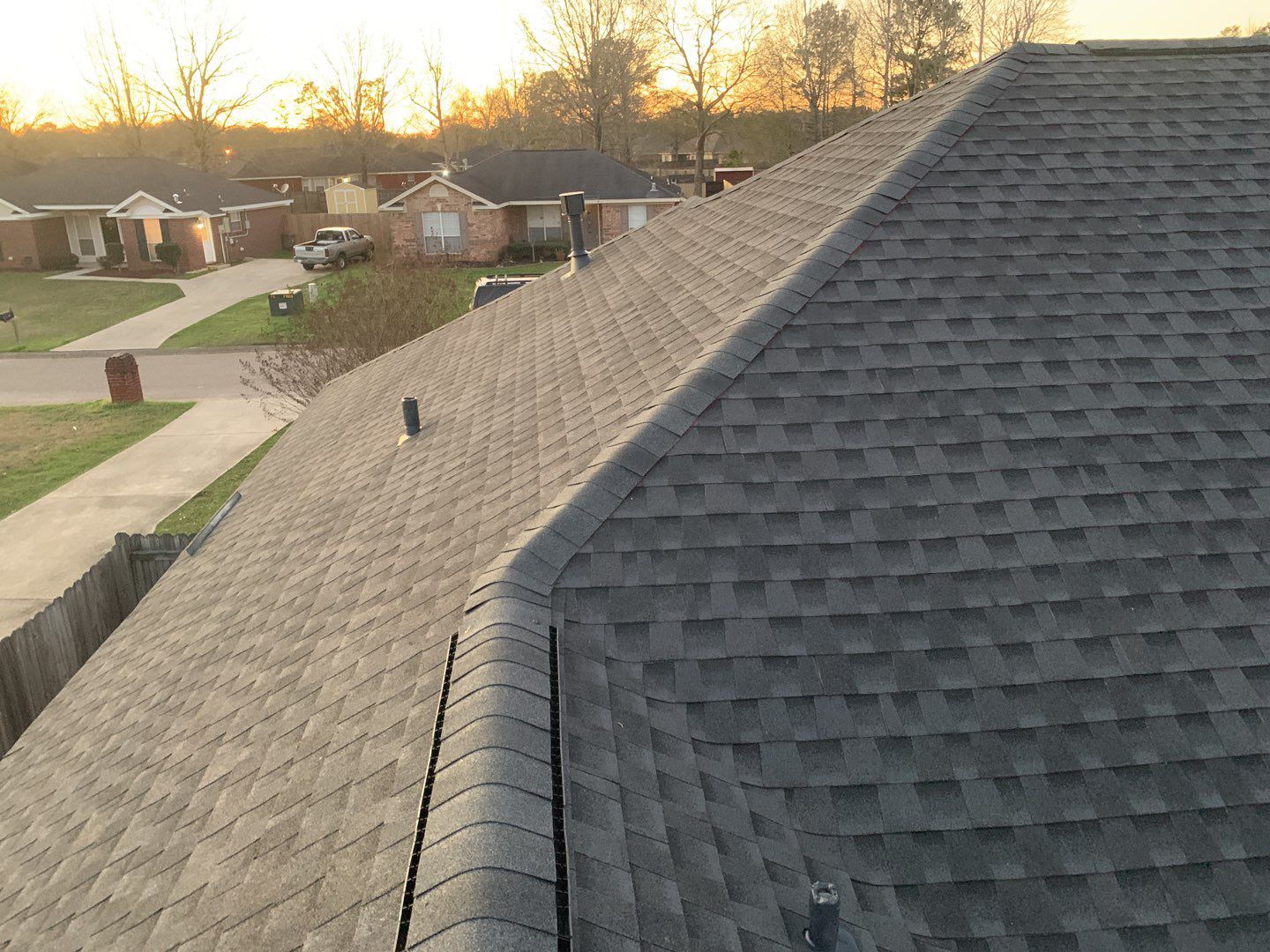Residential Roofing Installation using Roof Replacement by American Roofing & Construction LLC