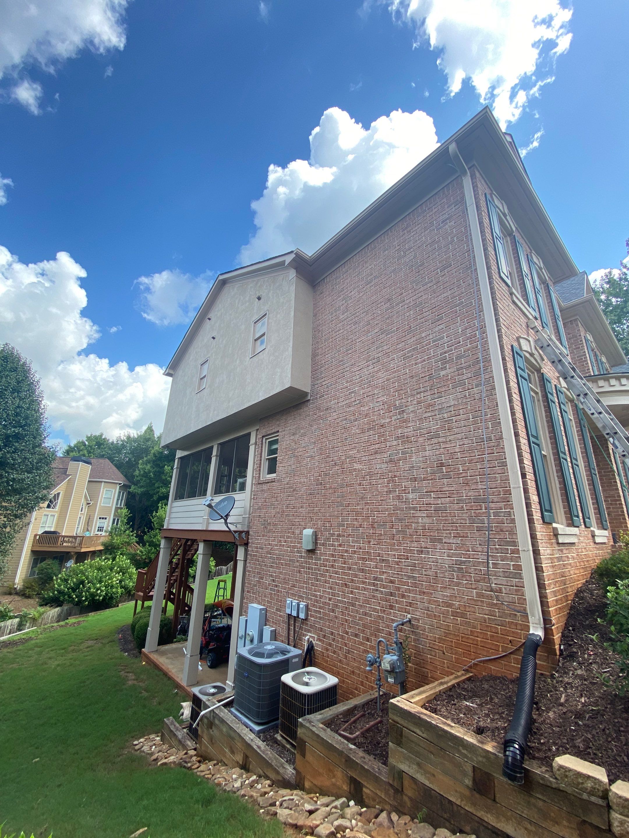 Full Exterior Painting and Charcoal Deck Transformation in Smyrna by Swift Home Renovations