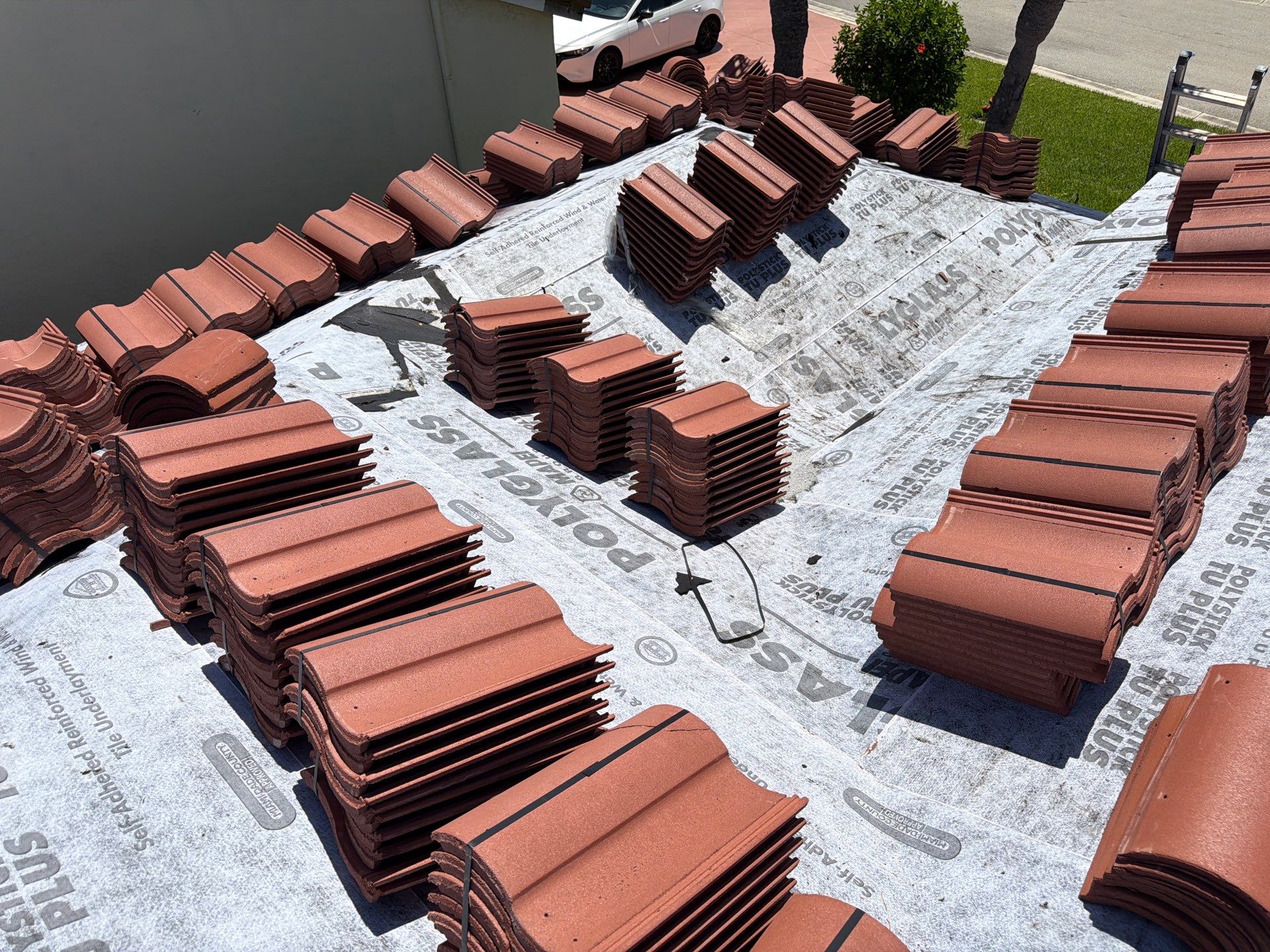 Residential Roofing Installation using Eagle Roofing Tile by BLUES BROTHERS ROOFING